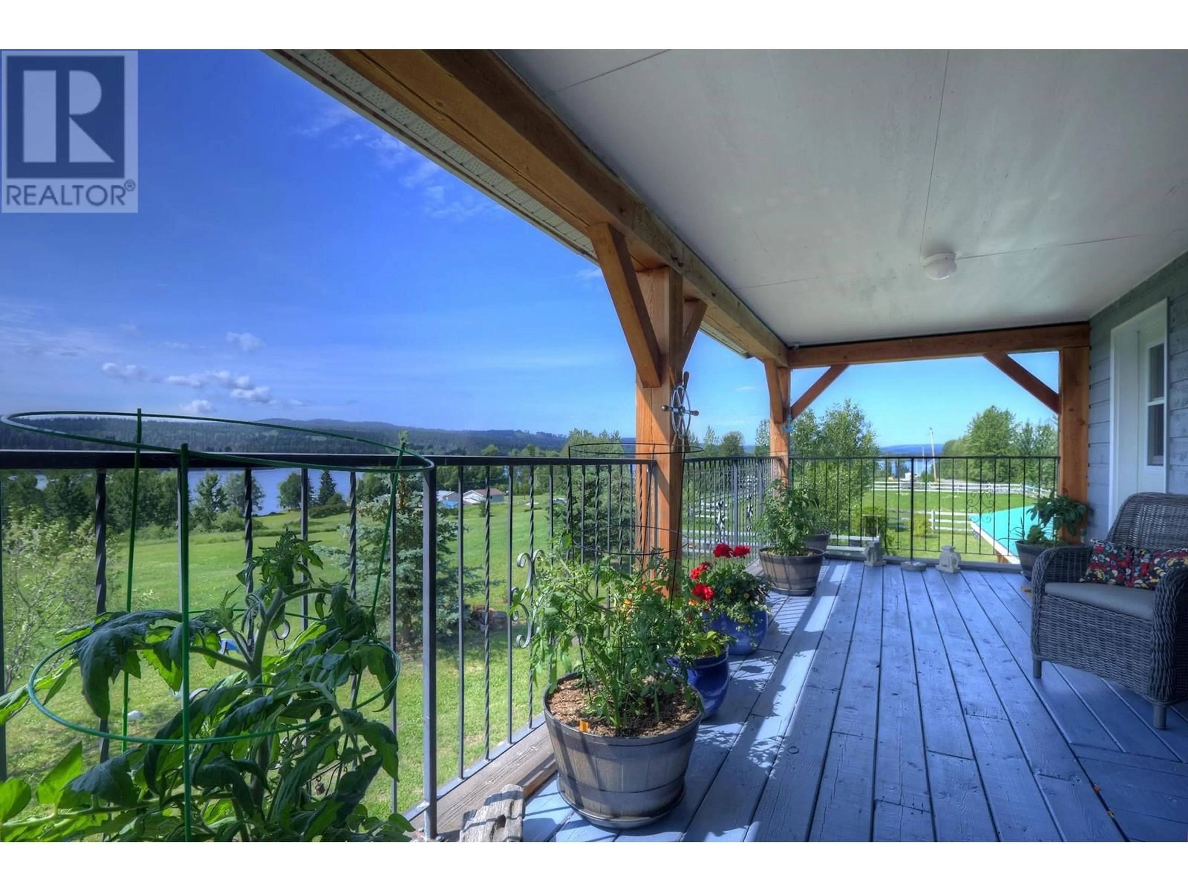 Patio, water/lake/river/ocean view for 4258 SPUR ROAD, Williams Lake British Columbia V0L1G0