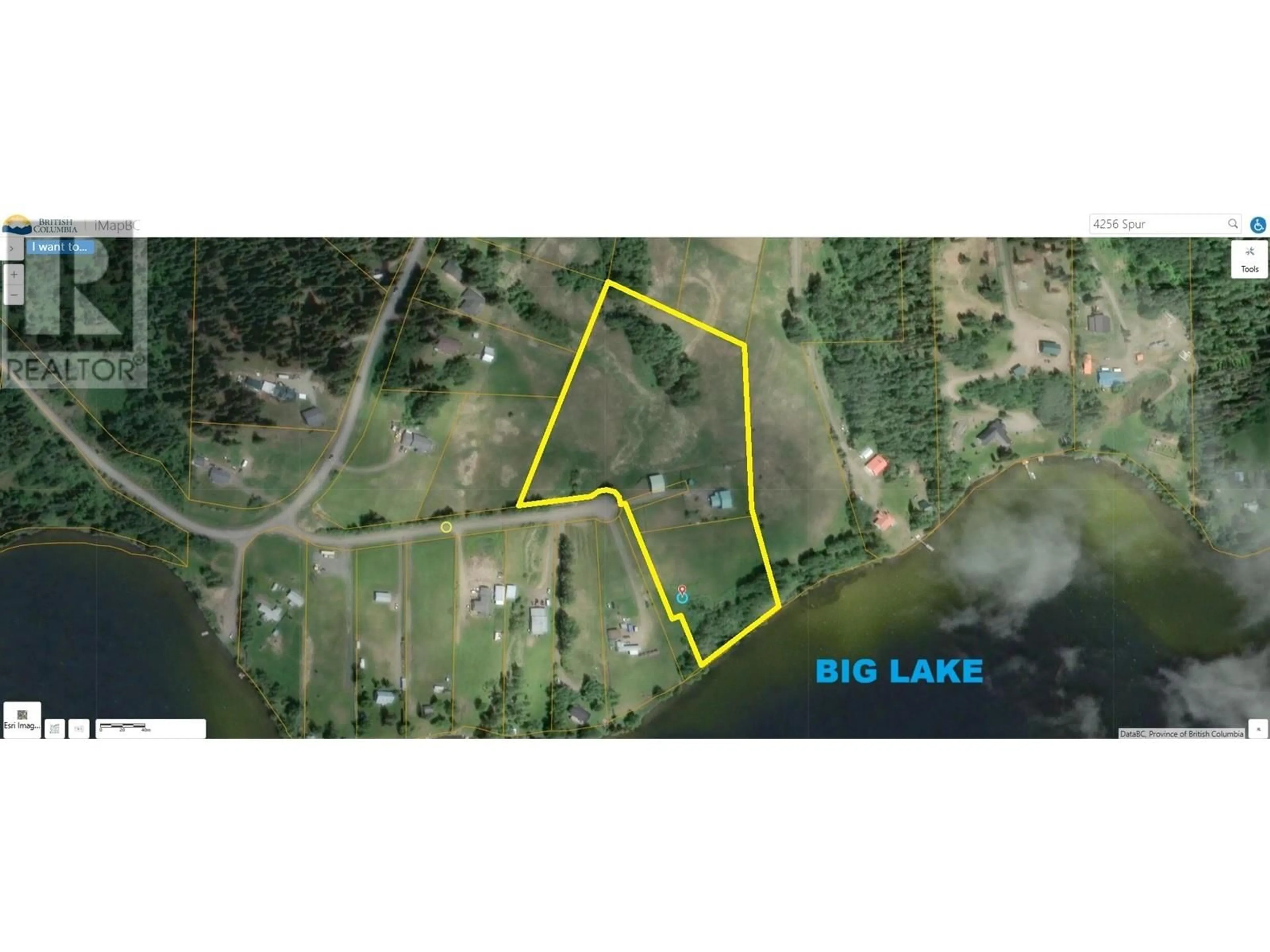 A pic from outside/outdoor area/front of a property/back of a property/a pic from drone, water/lake/river/ocean view for 4256 SPUR ROAD, Williams Lake British Columbia V0L1G0