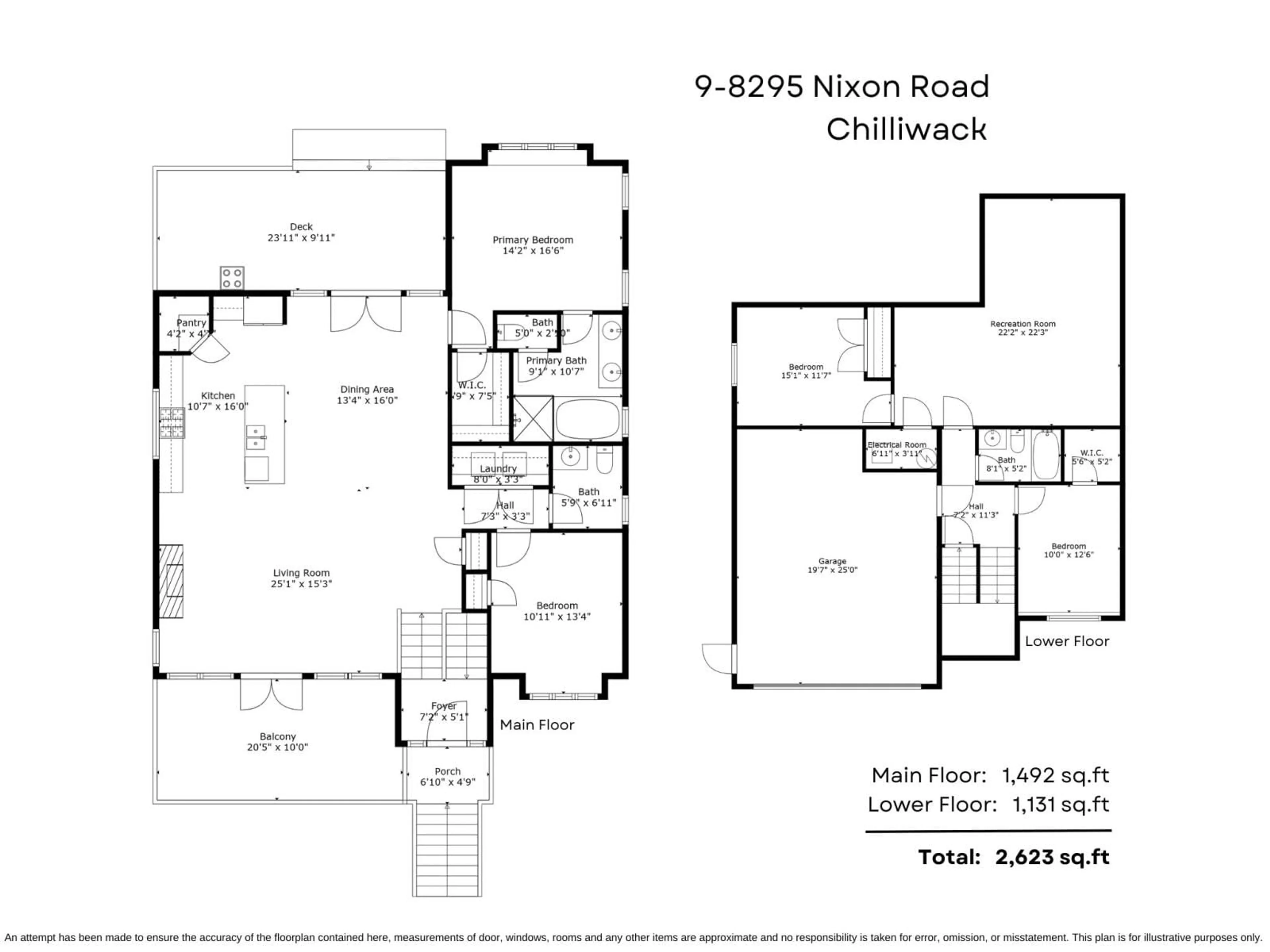 Floor plan for 9 8295 NIXON ROAD|Eastern Hillsides, Chilliwack British Columbia V4Z0C8