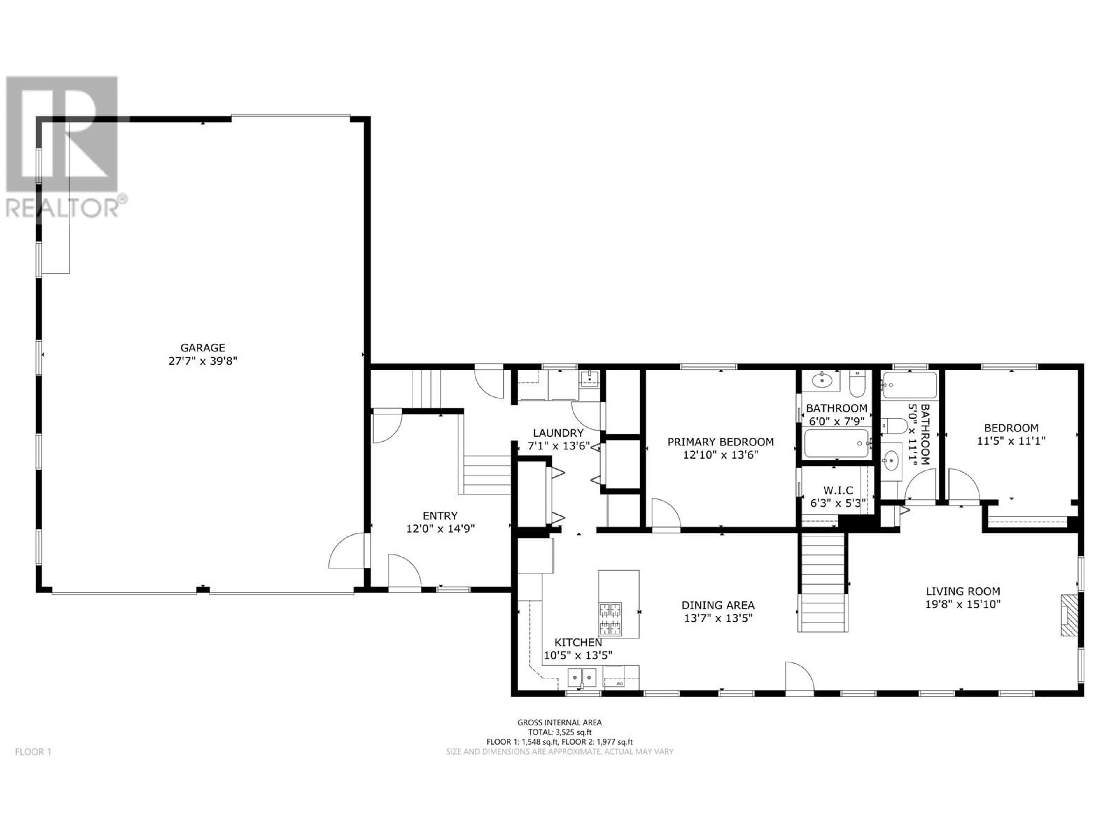 Floor plan for 20110 GARCIA STREET, Fort St. John British Columbia V0C2R0