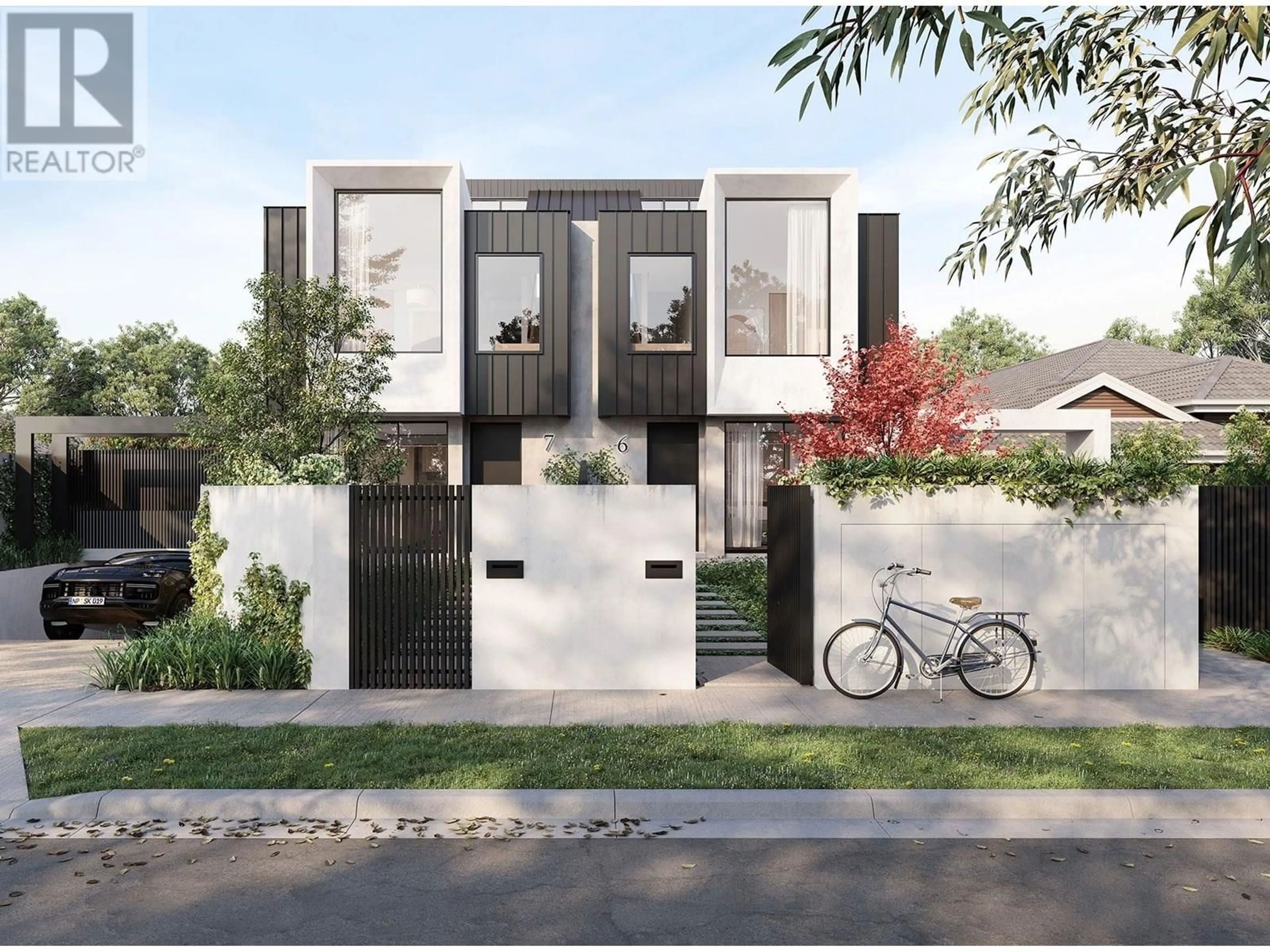 Home with brick exterior material, street for 7426 BRIDGE STREET, Richmond British Columbia V6Y2S7