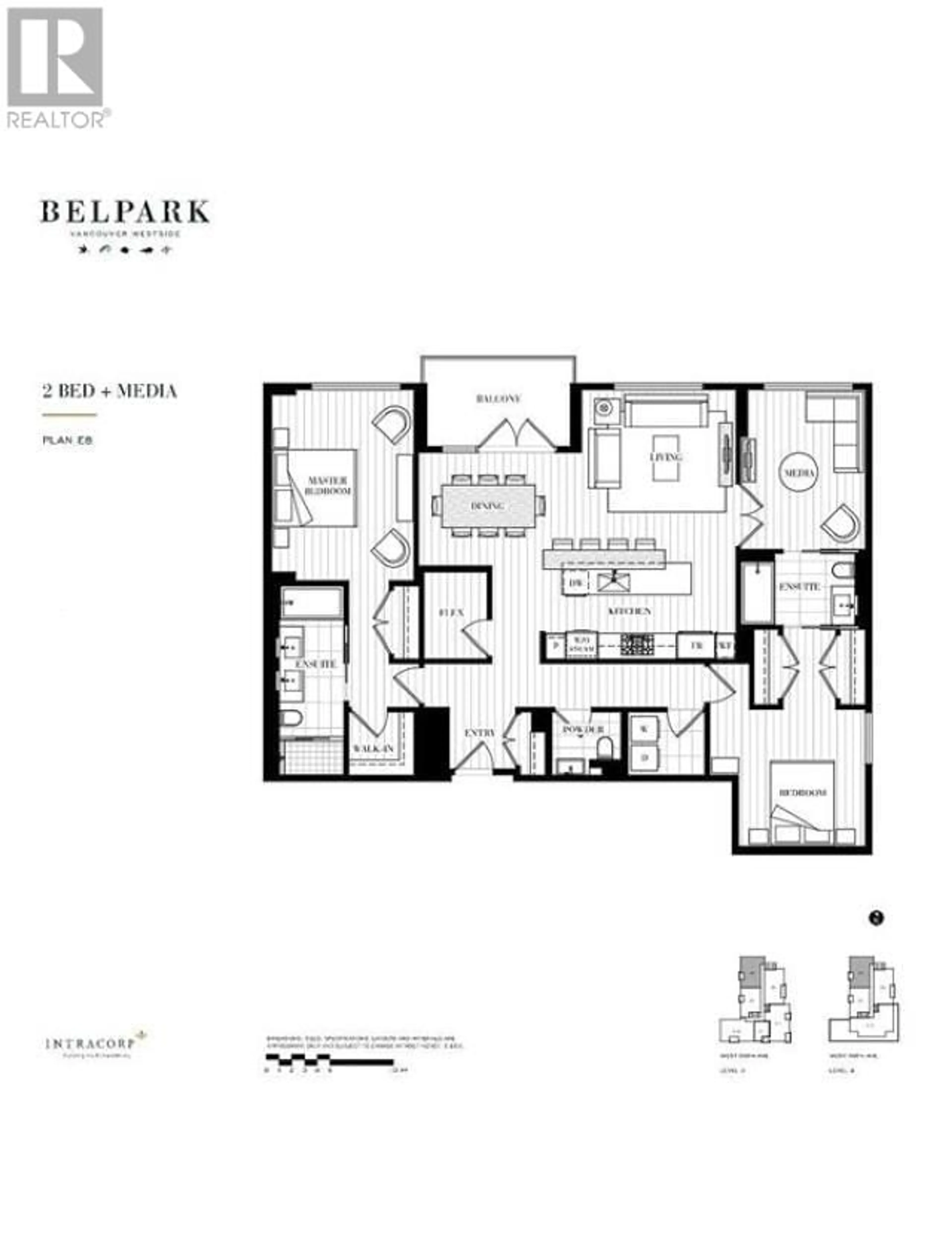 Floor plan for 504 375 W 59TH AVENUE, Vancouver British Columbia V5X0J4