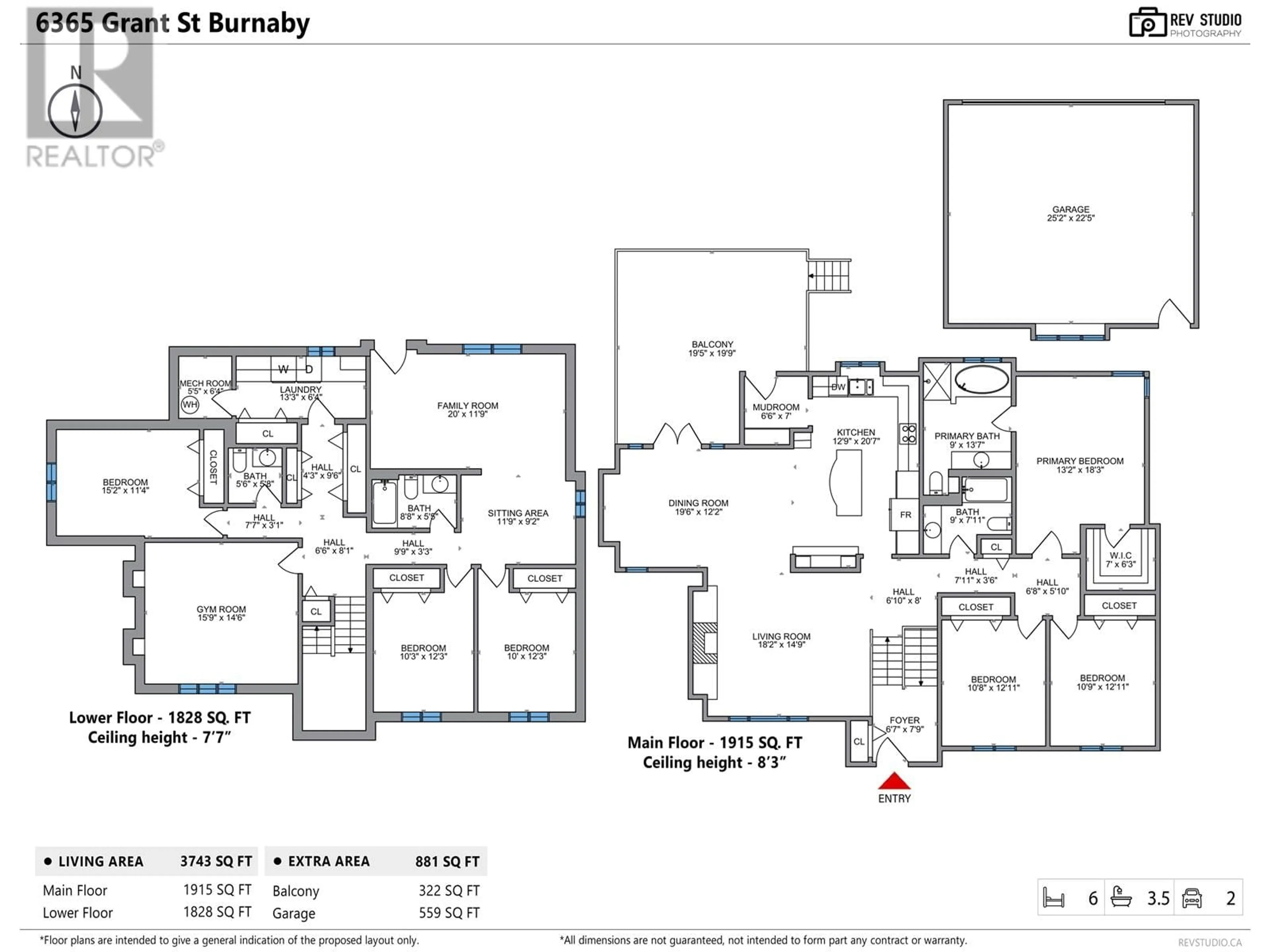 Floor plan for 6365 GRANT STREET, Burnaby British Columbia V5B2K7