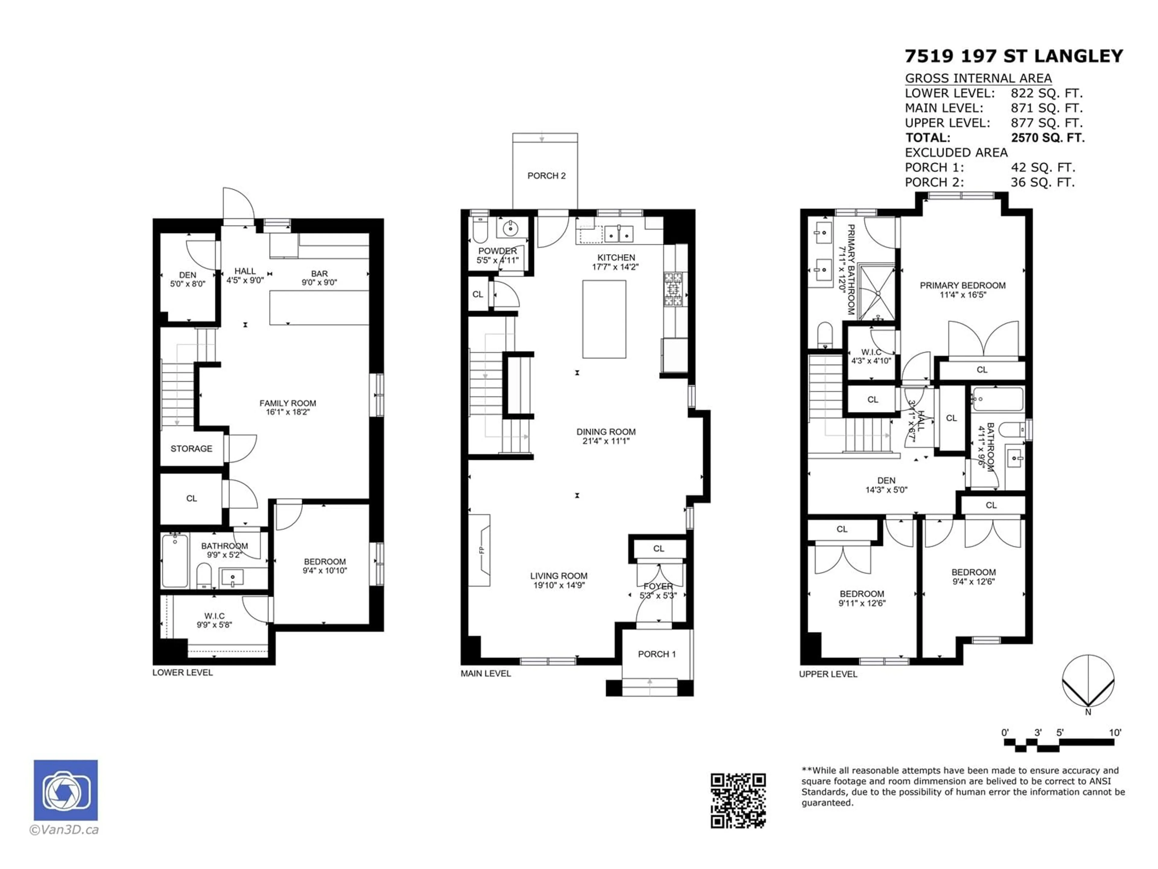 Floor plan for 7519 197 STREET, Langley British Columbia V2Y1S2