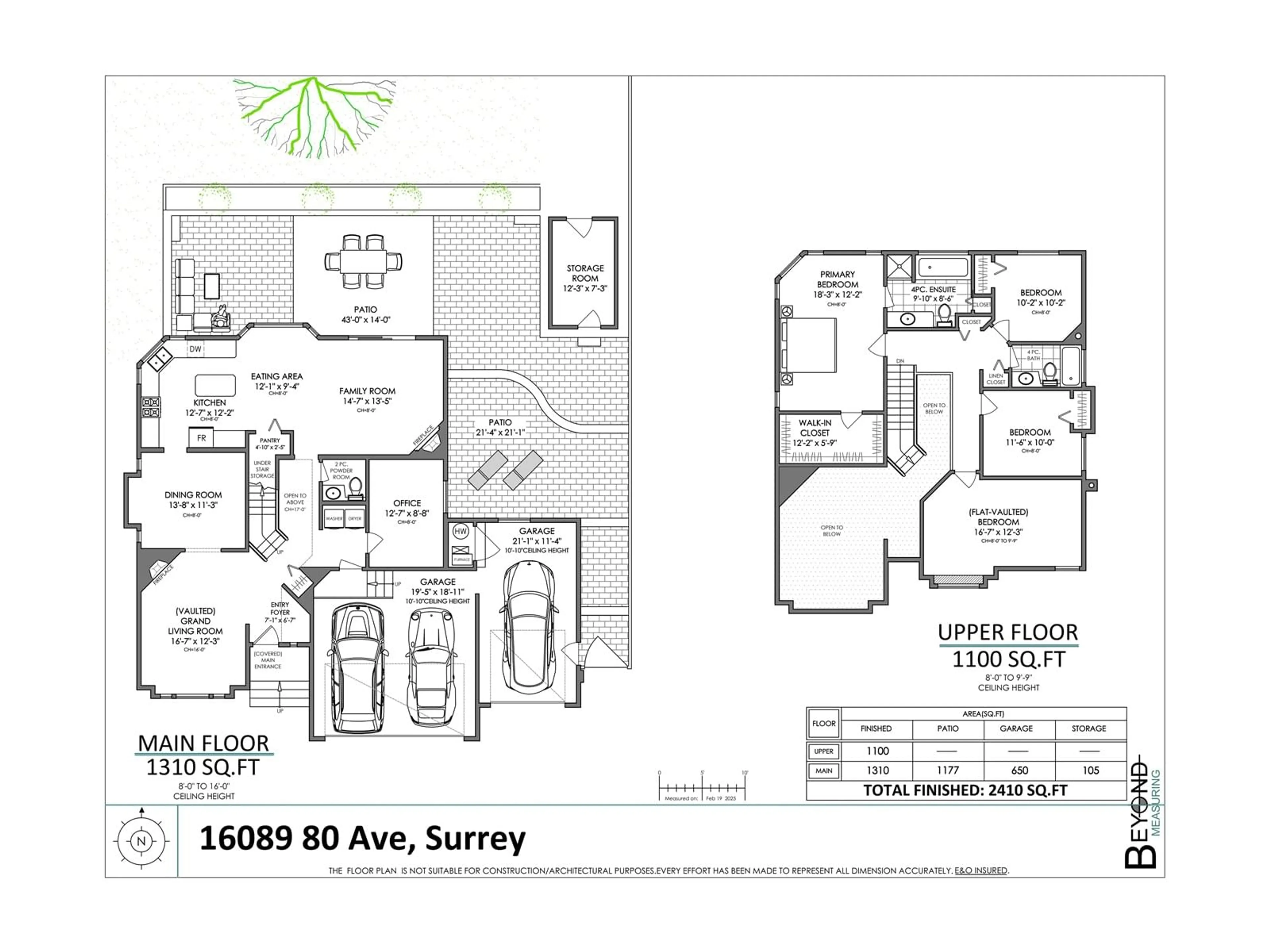 Floor plan for 16089 80 AVENUE, Surrey British Columbia V4N0X1