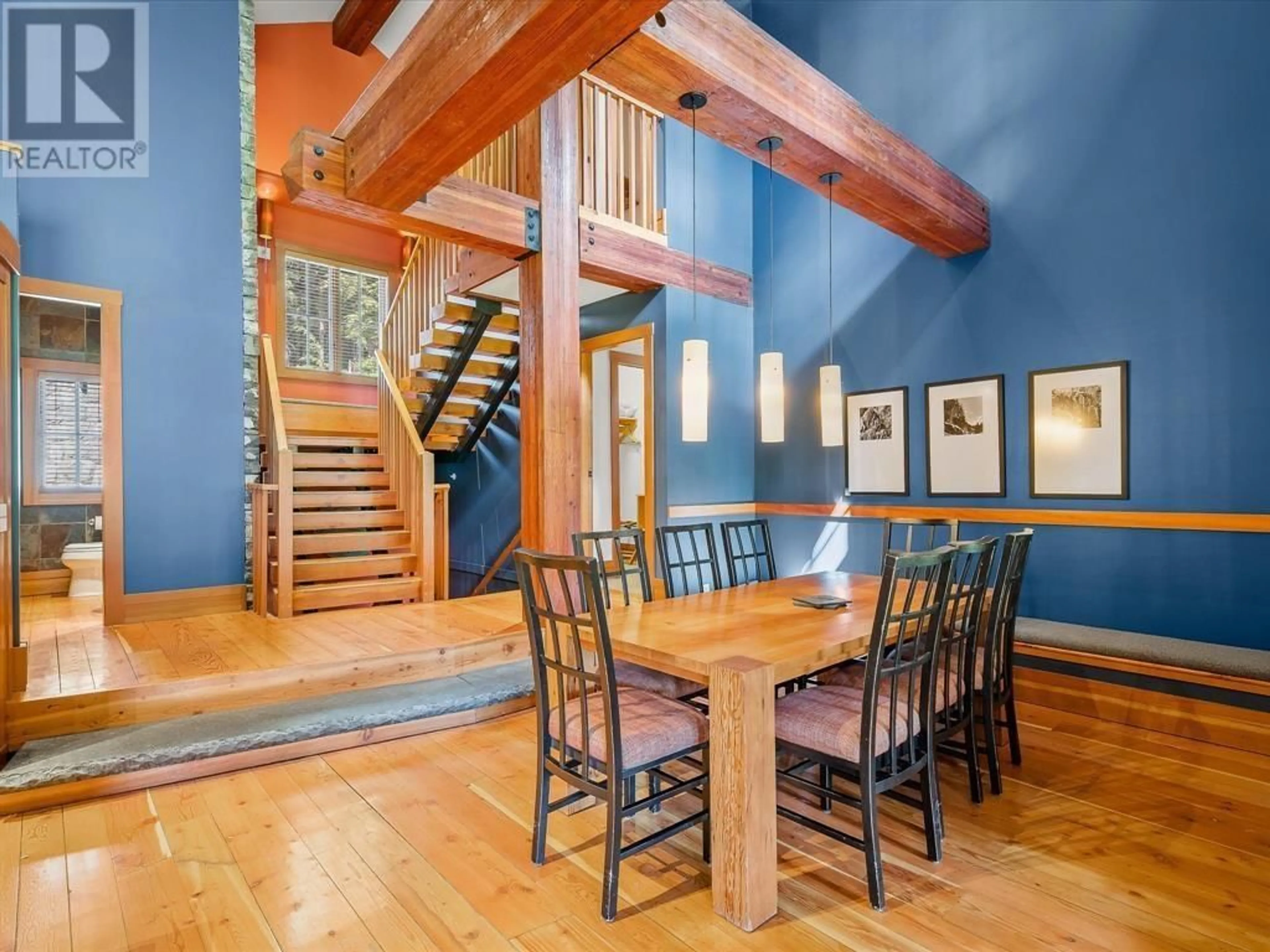 Dining room, wood/laminate floor for 10-J 2300 NORDIC DRIVE, Whistler British Columbia V8E0A6