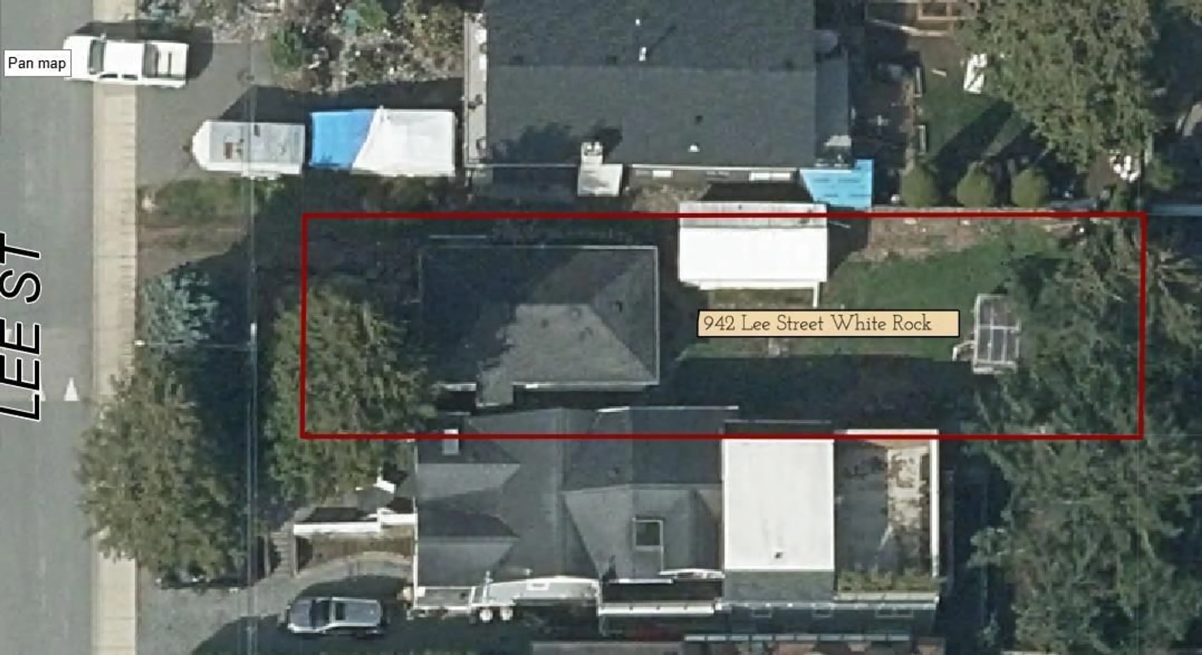 A pic from outside/outdoor area/front of a property/back of a property/a pic from drone, building for 942 LEE STREET, White Rock British Columbia V4B4N8