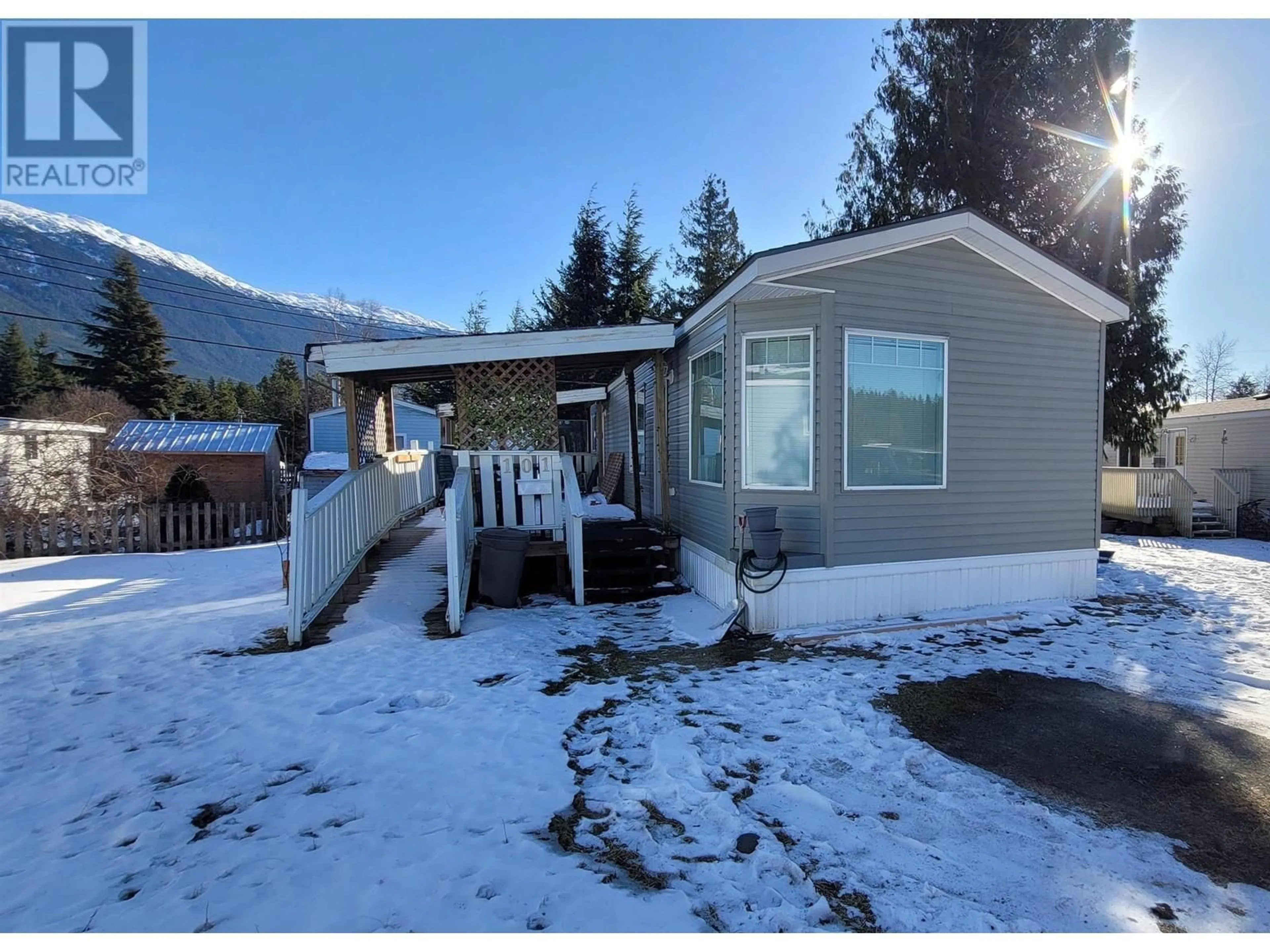 Home with vinyl exterior material, mountain view for 101 - 3616 LARCH AVENUE, Terrace British Columbia V8G5B9