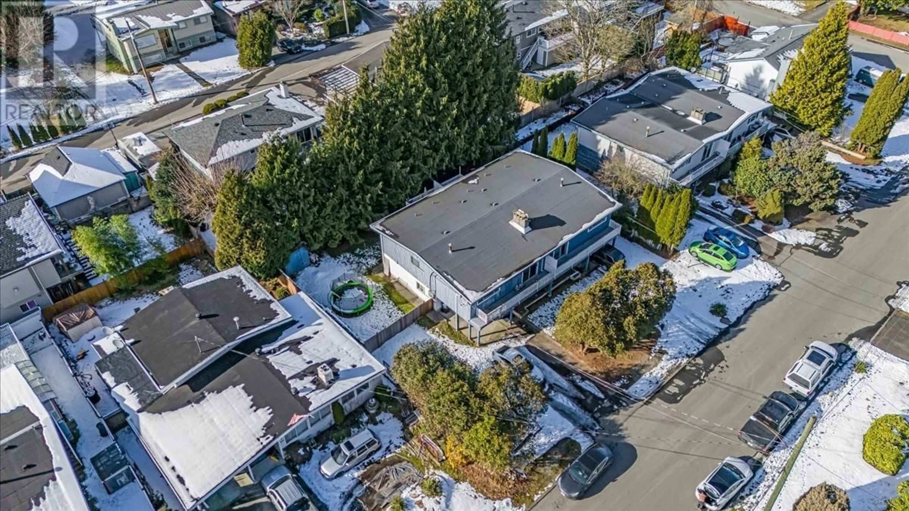 A pic from outside/outdoor area/front of a property/back of a property/a pic from drone, street for 3523 CARLISLE STREET, Port Coquitlam British Columbia V3B4M1