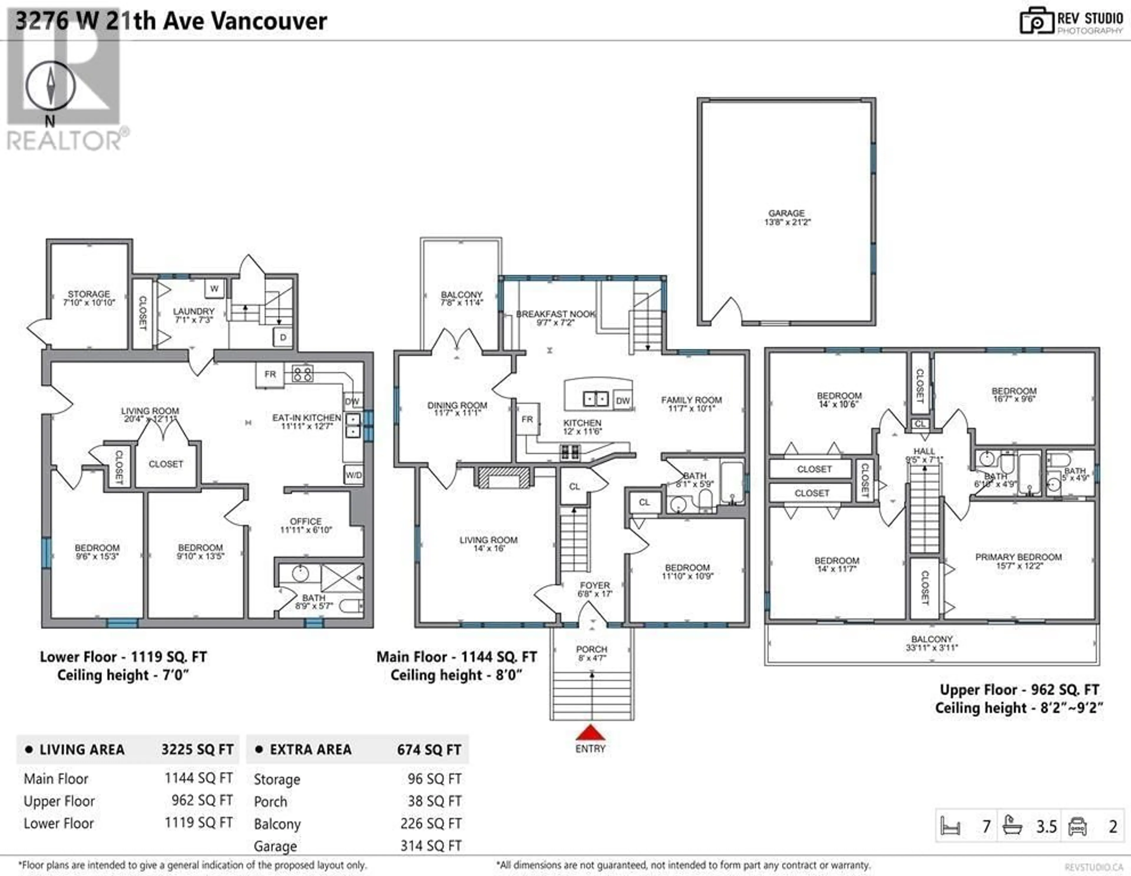 Floor plan for 3276 W 21ST AVENUE, Richmond British Columbia V6L1L2