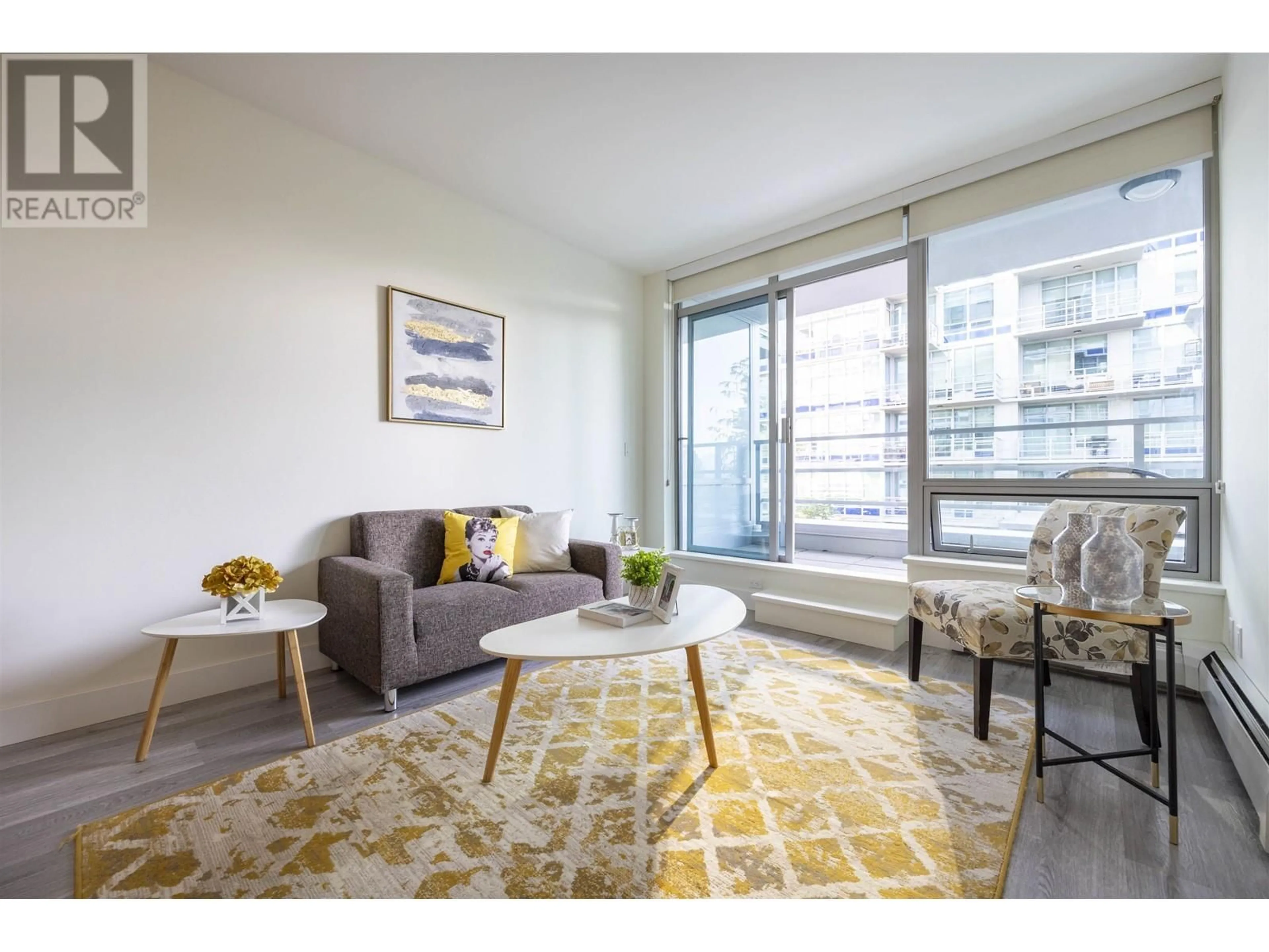 Living room with furniture, unknown for 302 - 9080 UNIVERSITY CRESCENT, Burnaby British Columbia V5A0B7