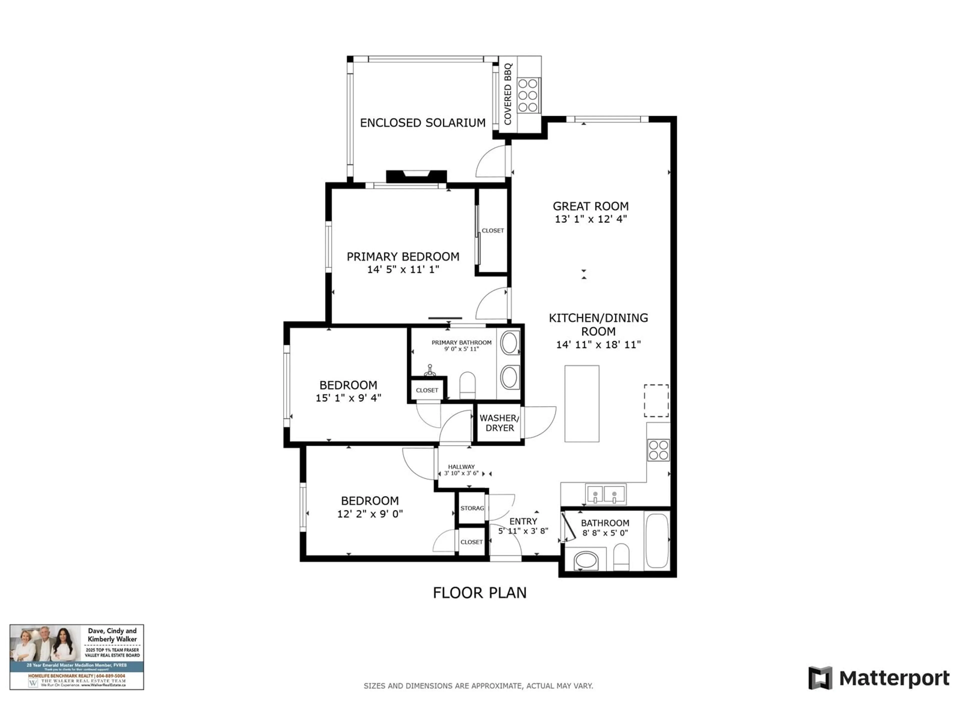 Floor plan for 110 - 14588 MCDOUGALL, Surrey British Columbia V4P0H1