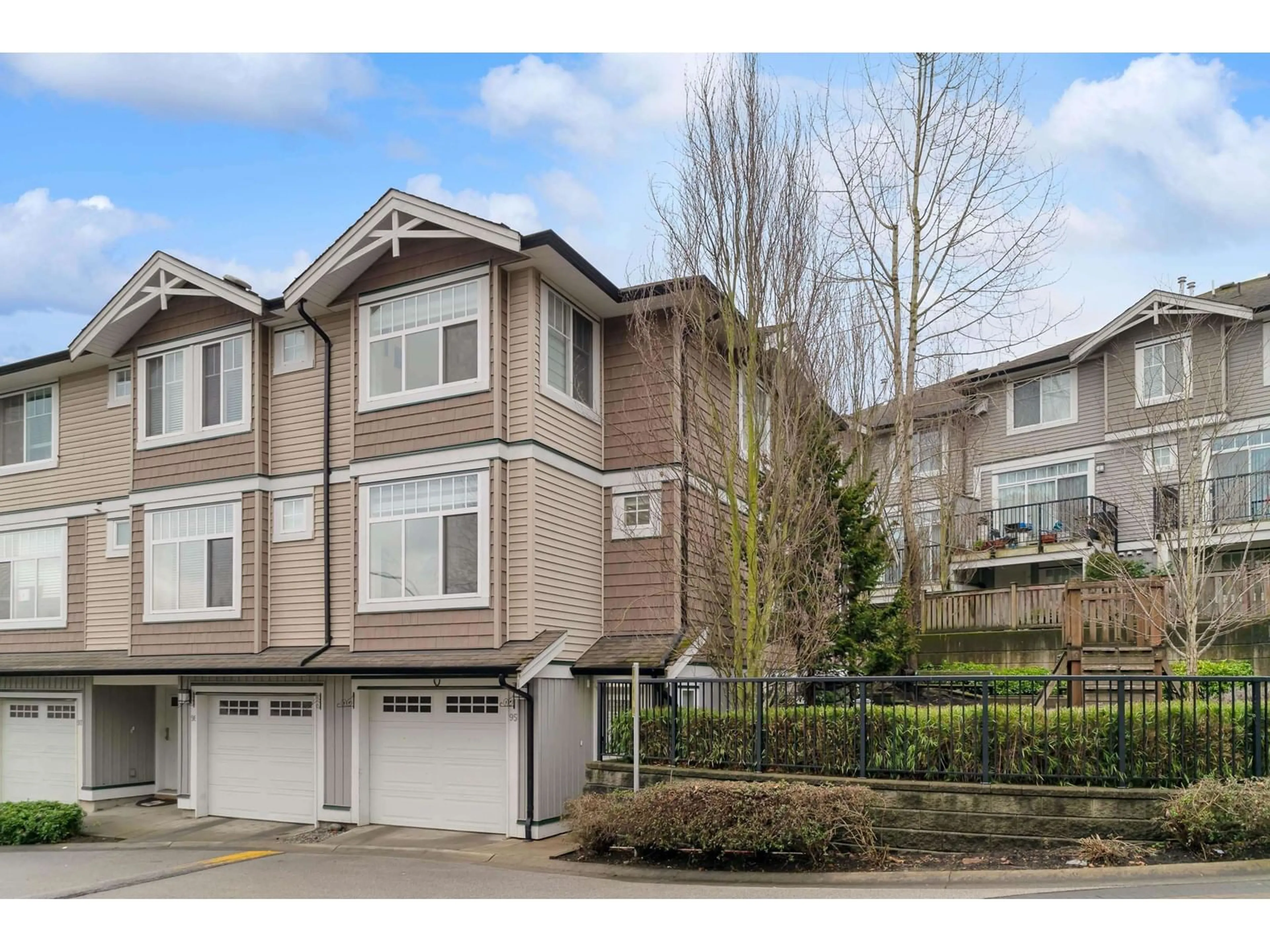 Home with vinyl exterior material, street for 95 - 14356 63A, Surrey British Columbia V3X0E3