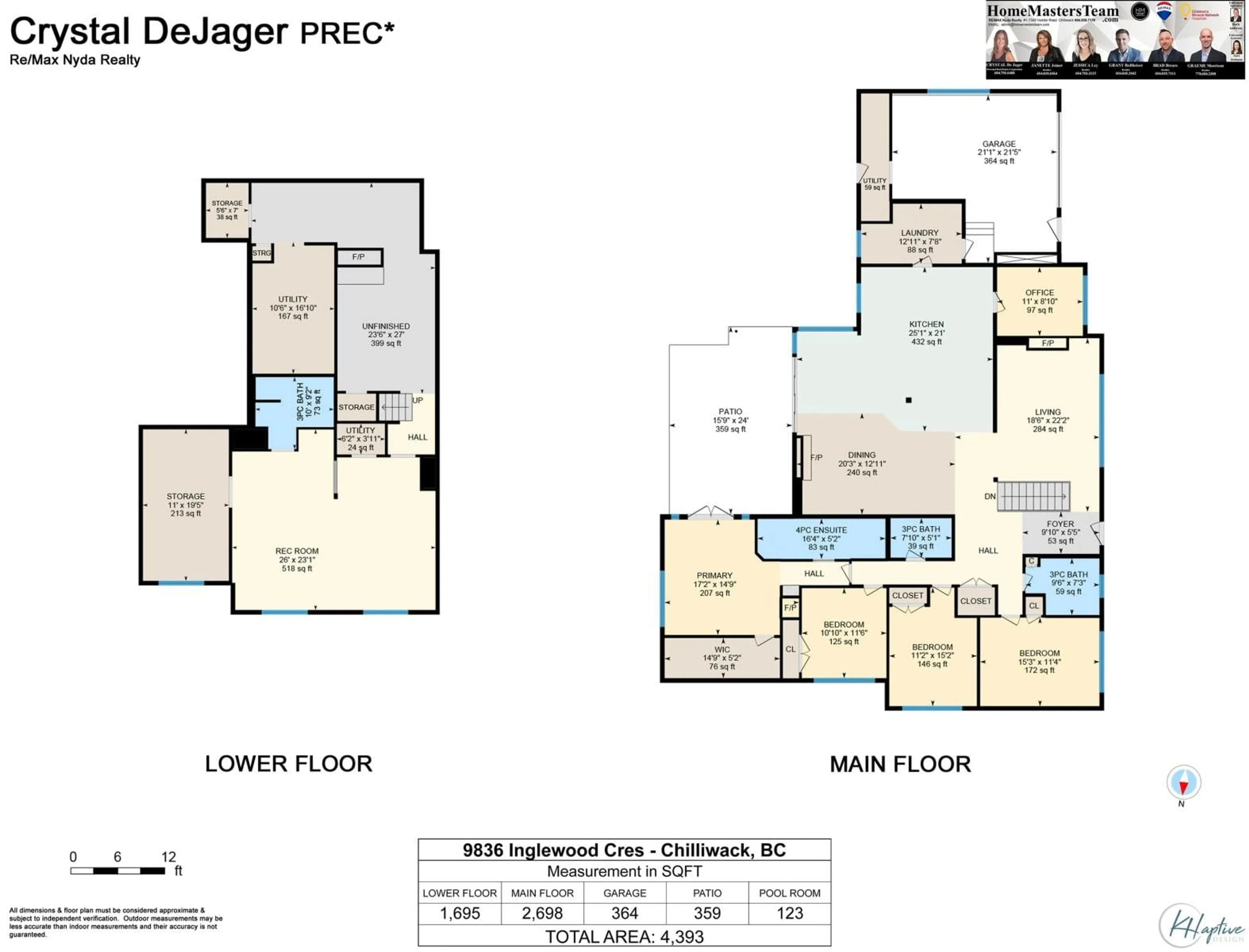 Floor plan for 9836 INGLEWOOD CRESCENT|Chilliwack Prope, Chilliwack British Columbia V2P5L7