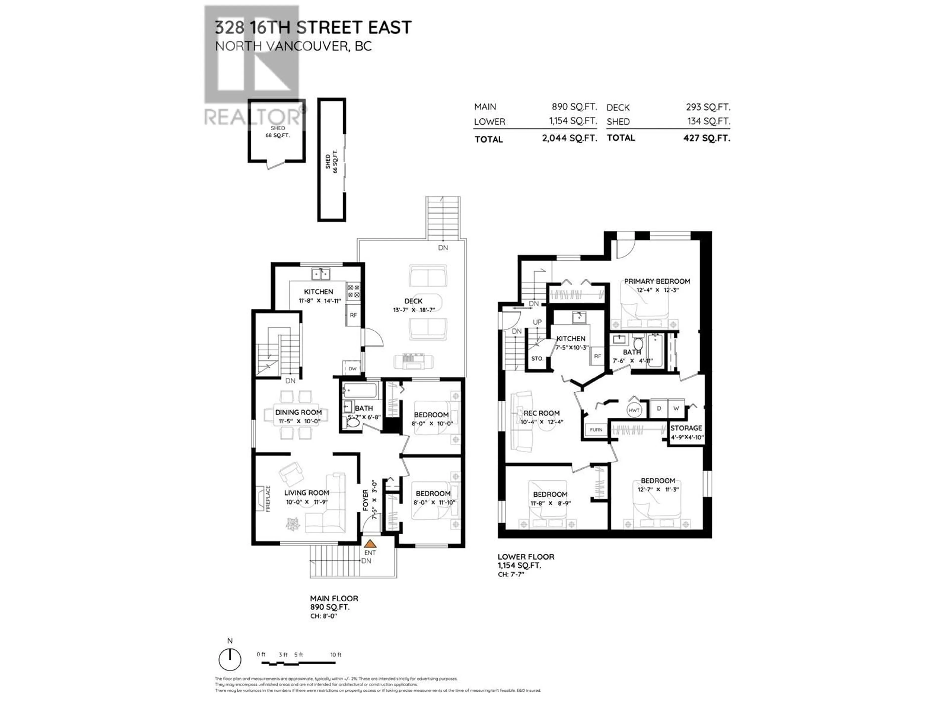 Floor plan for 328 E 16TH STREET, North Vancouver British Columbia V7L2T2