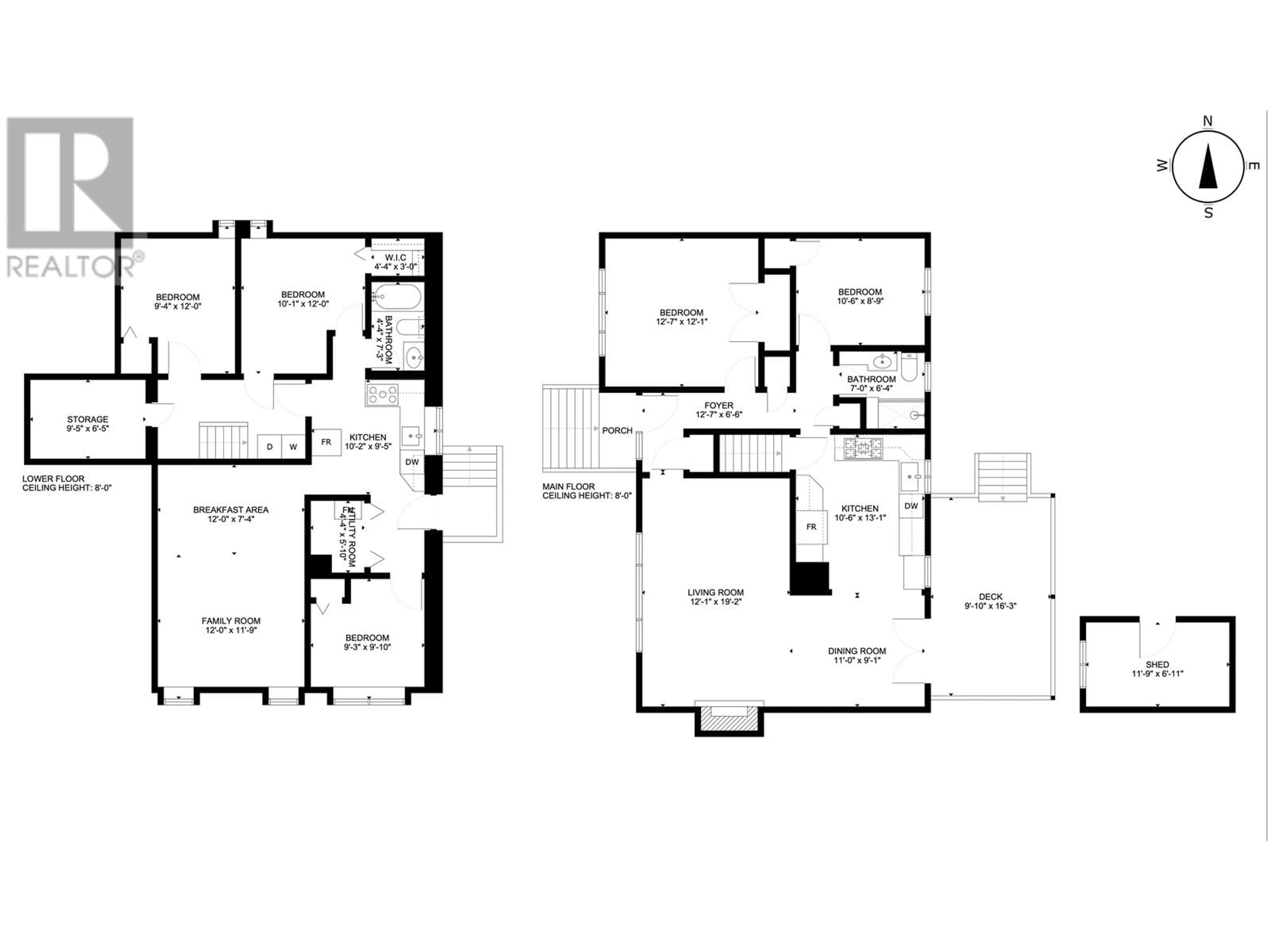 Floor plan for 5150 BOUNDARY ROAD, Burnaby British Columbia V5R2P1