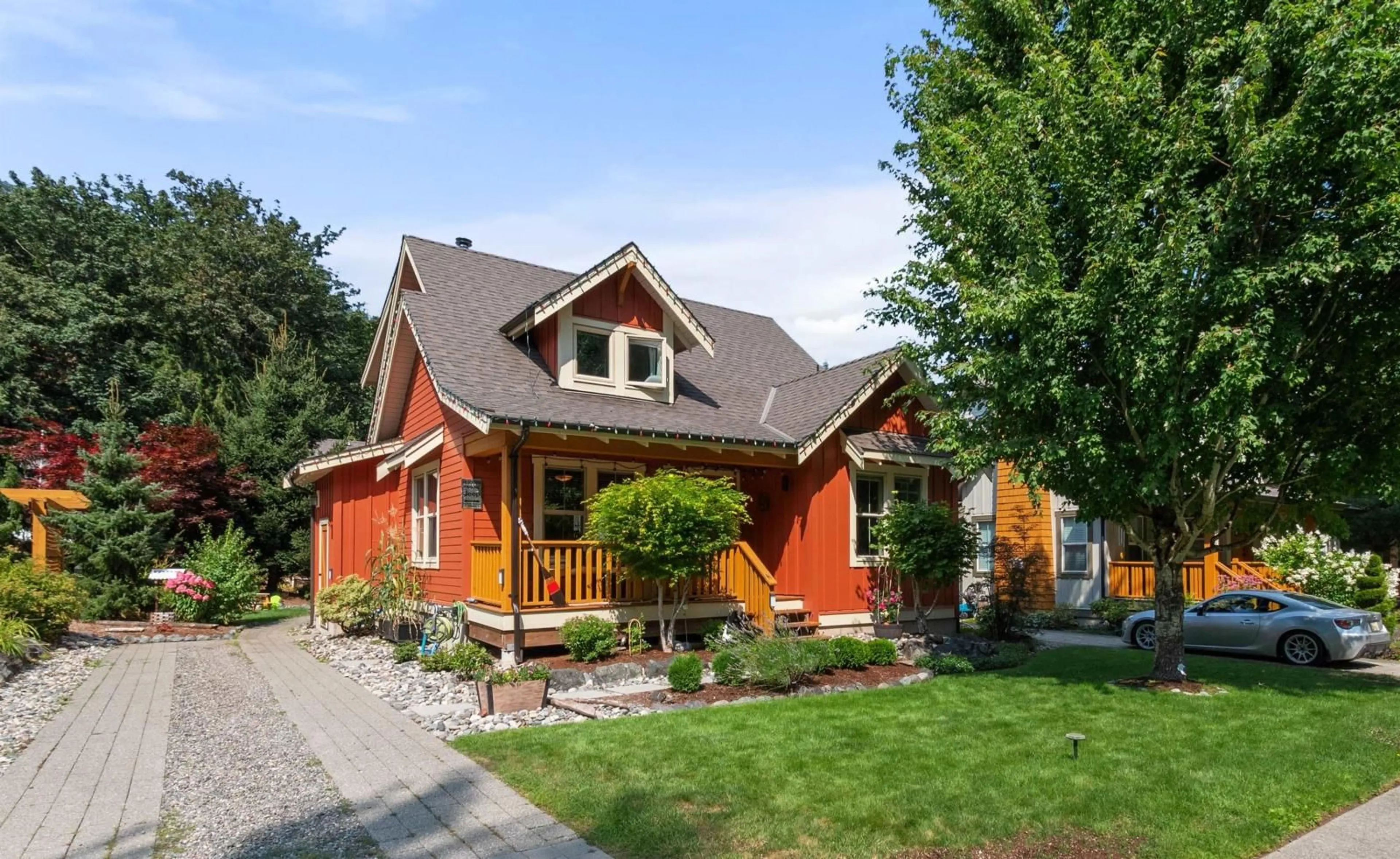 Home with brick exterior material, street for 1853 MOSSY GREEN WAY, Lindell Beach British Columbia V2R0E1