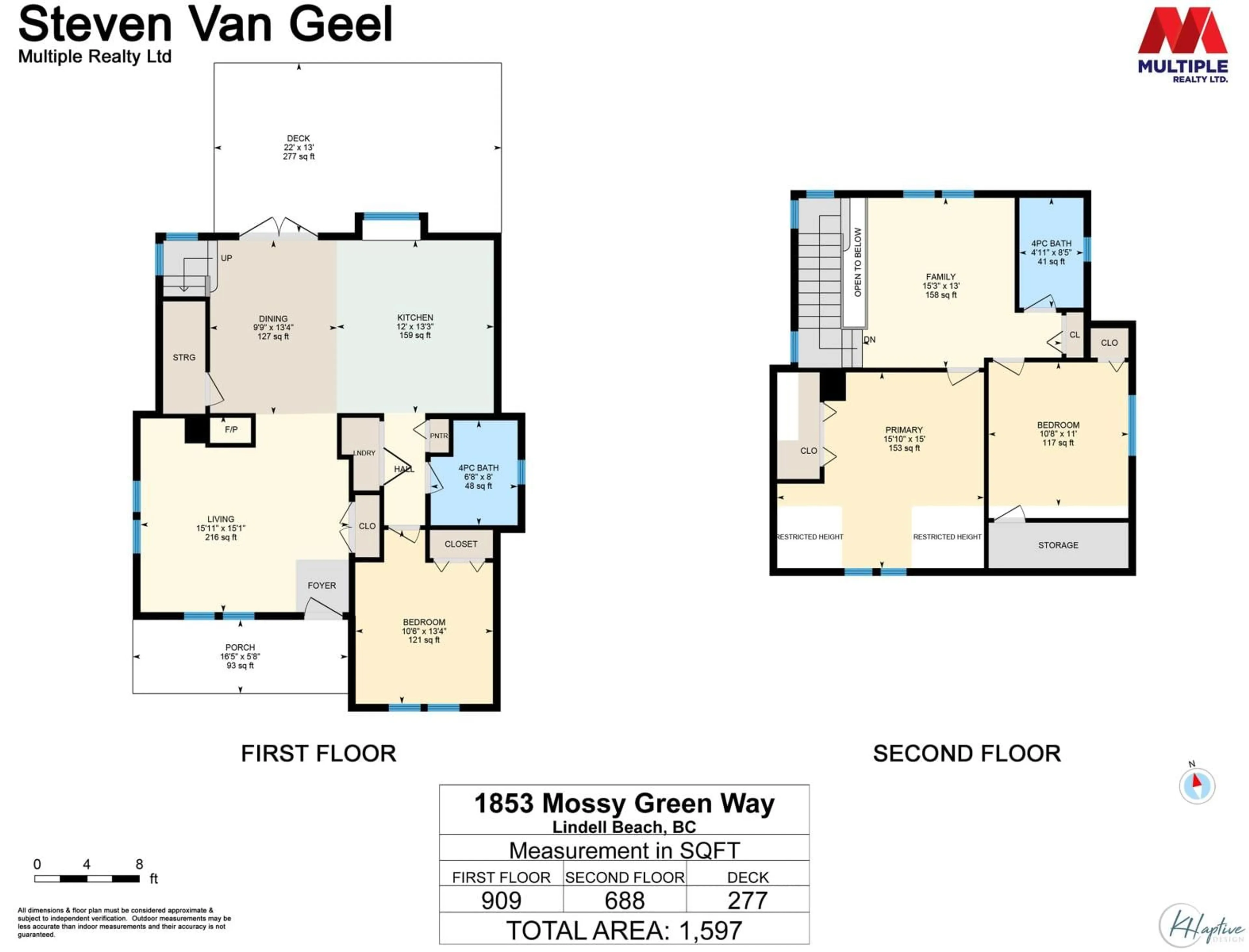 Floor plan for 1853 MOSSY GREEN WAY, Lindell Beach British Columbia V2R0E1