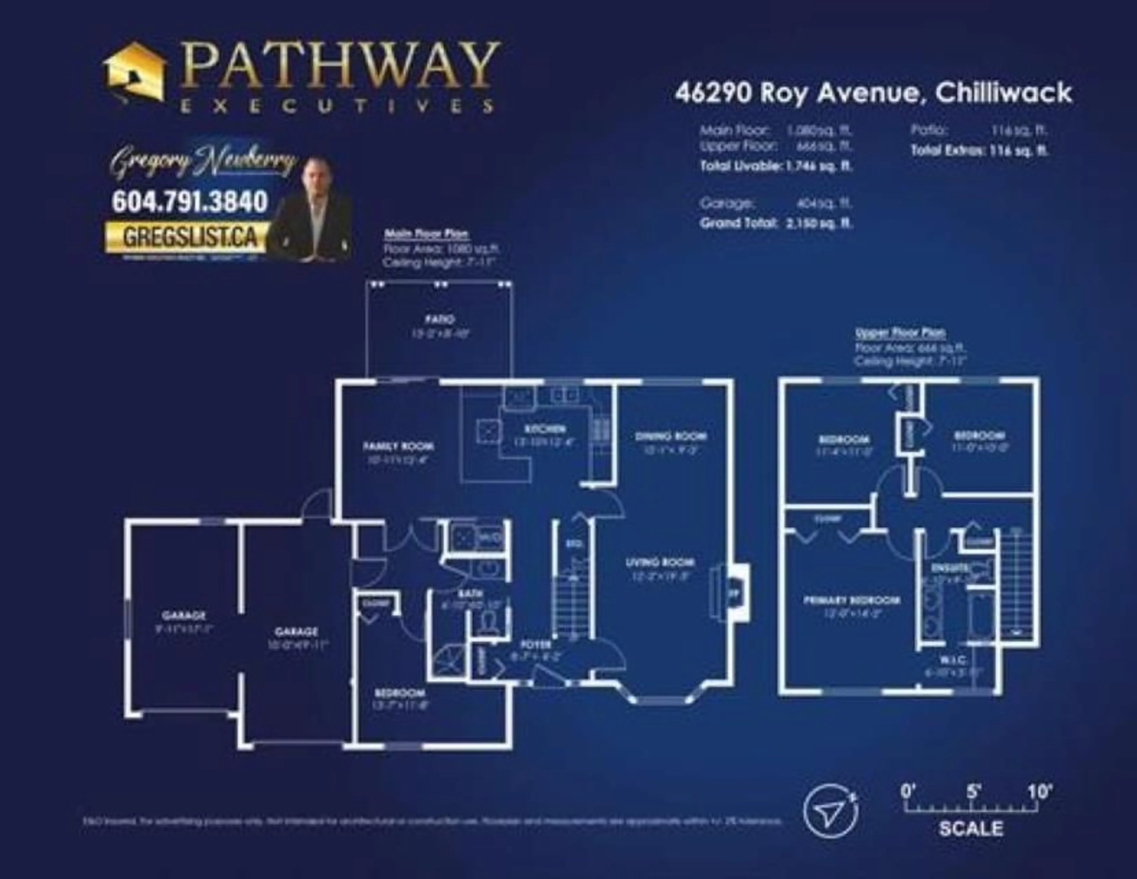 Floor plan for 46290 ROY AVENUE|Sardis South, Chilliwack British Columbia V2R2W2