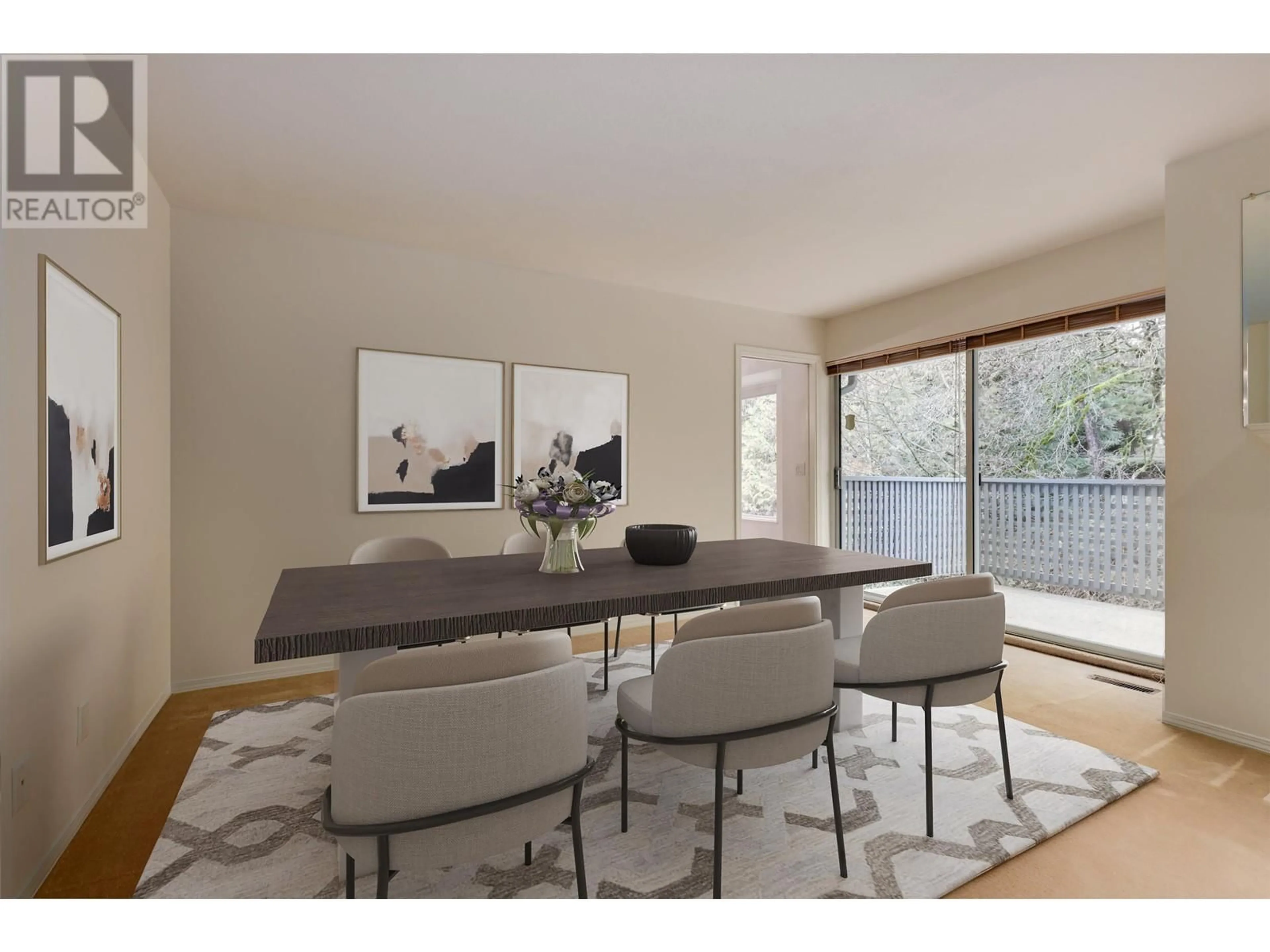 Dining room, wood/laminate floor for 14 3634 GARIBALDI DRIVE, North Vancouver British Columbia V7H2X5