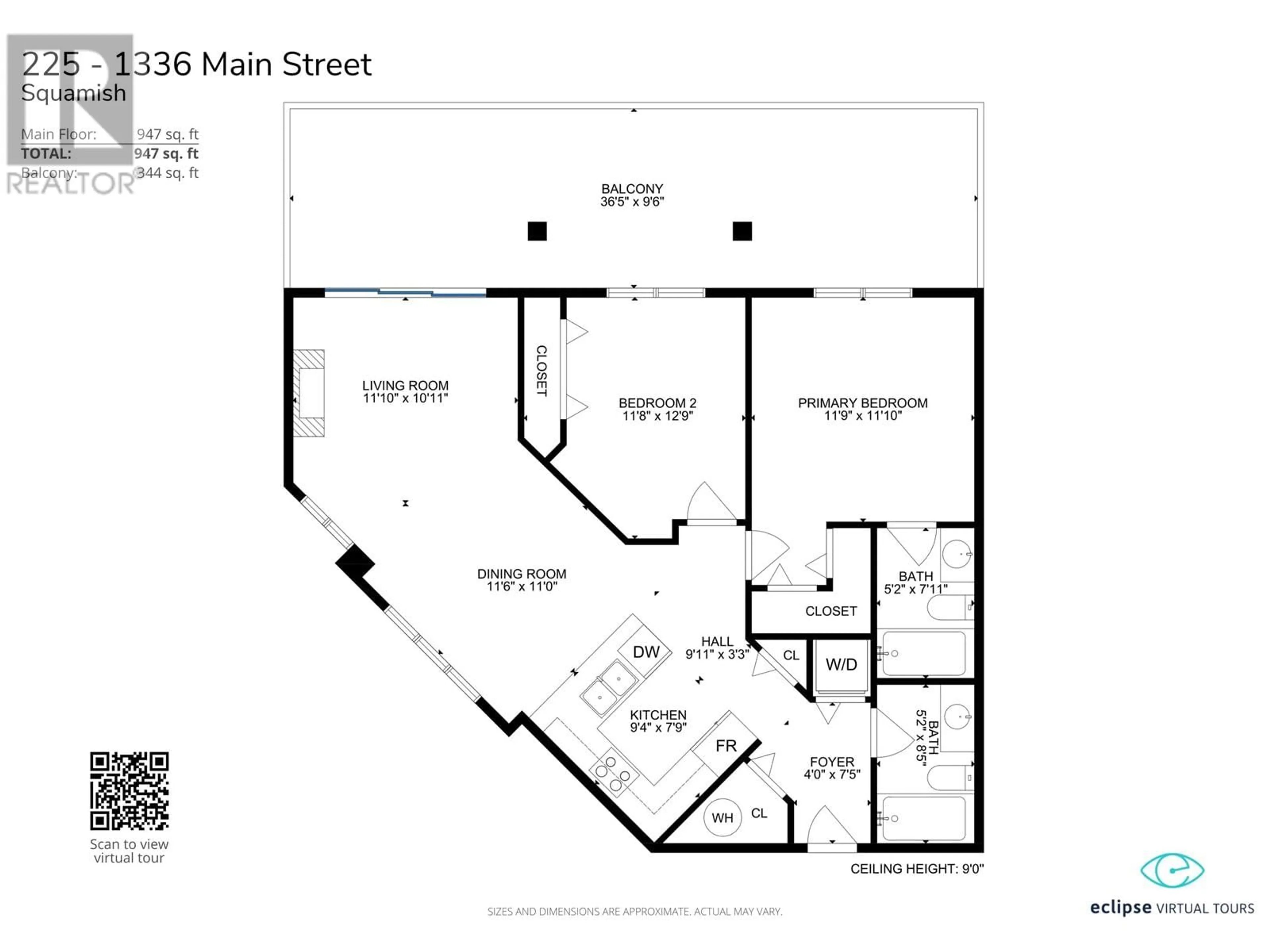 Floor plan for 225 - 1336 MAIN STREET, Squamish British Columbia V8B0R2