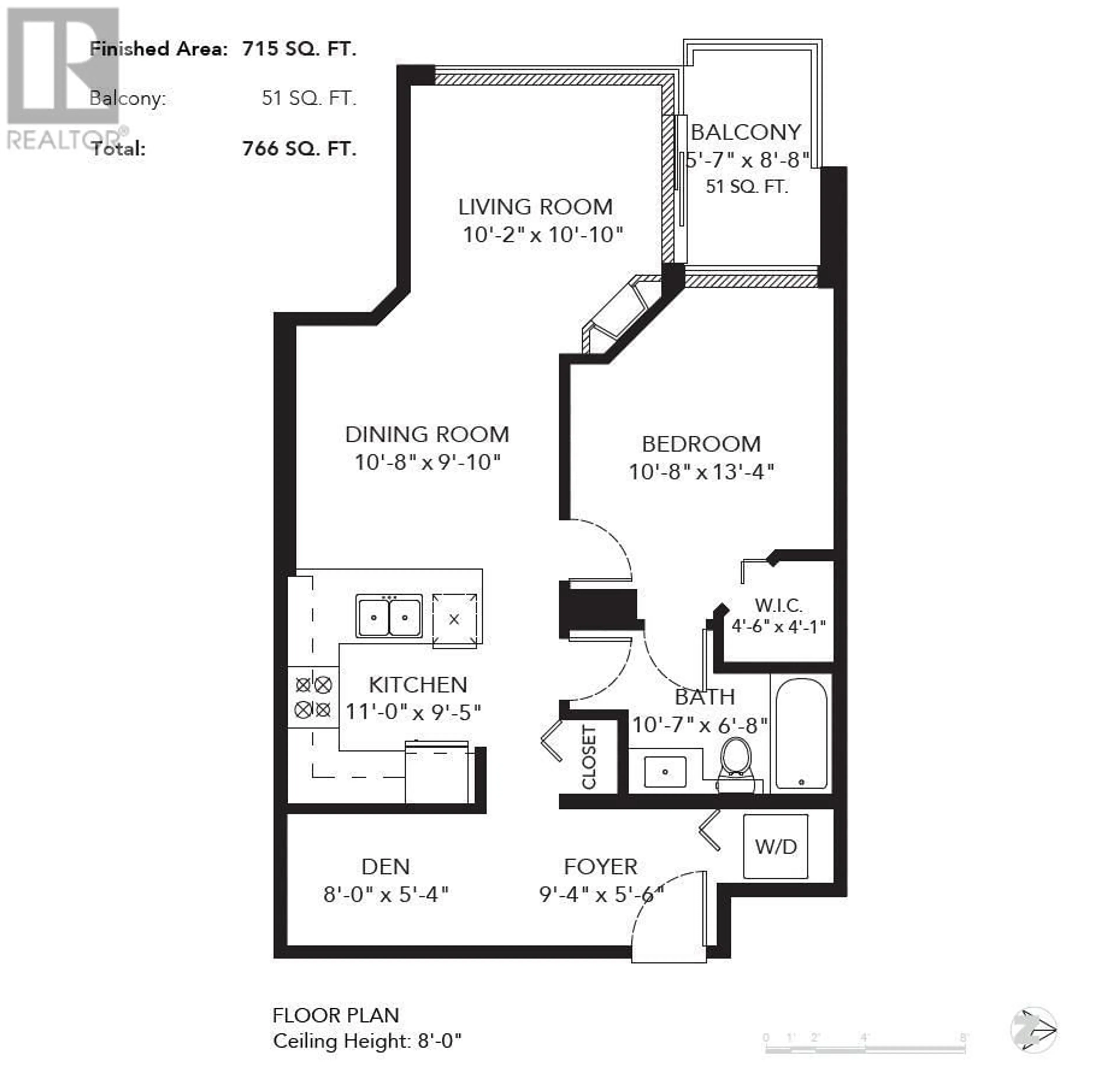 Floor plan for 501 - 7090 EDMONDS STREET, Burnaby British Columbia V3N0C6