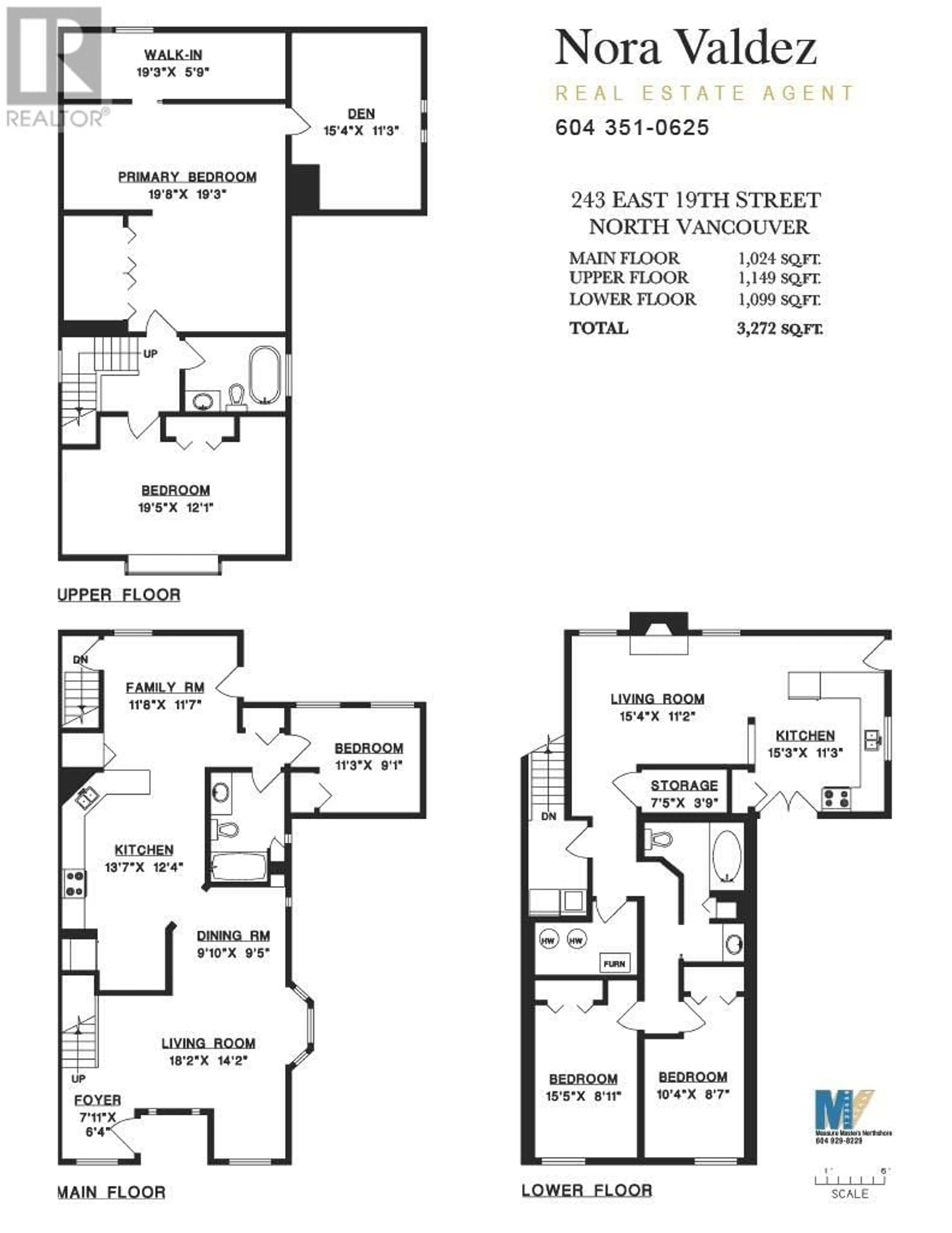 Floor plan for 241-243 E 19TH STREET, North Vancouver British Columbia V7L2Z1