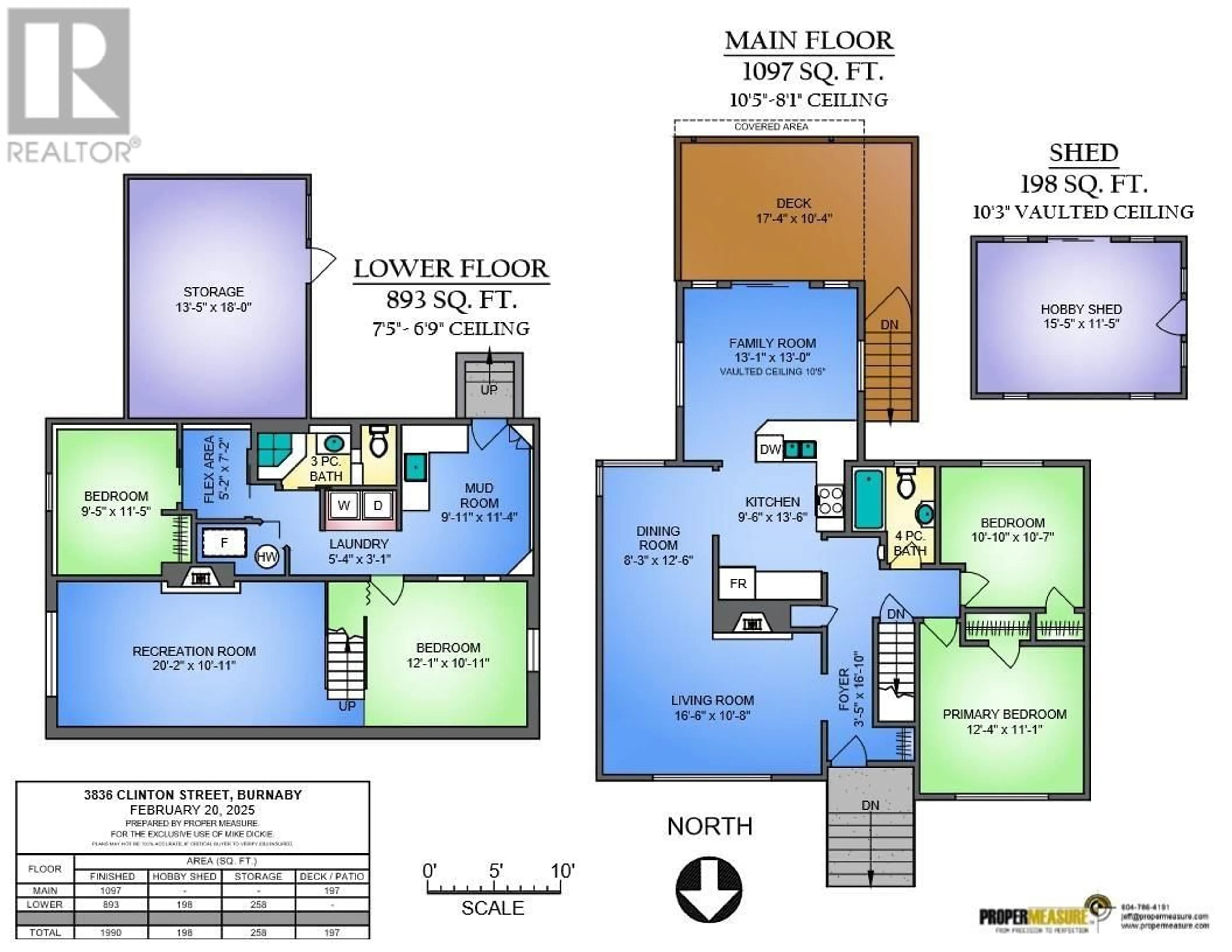 Floor plan for 3836 CLINTON STREET, Burnaby British Columbia V5J2K1