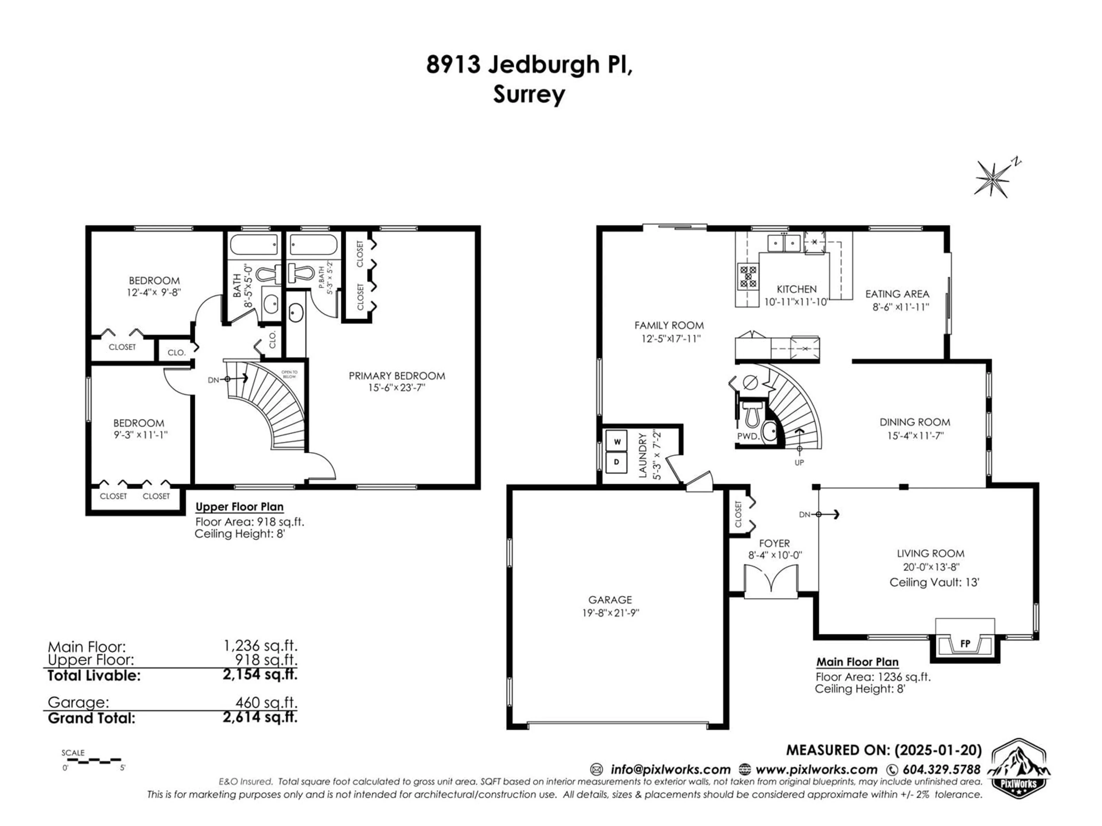 Floor plan for 8913 JEDBURGH PLACE, Surrey British Columbia V3V6S1