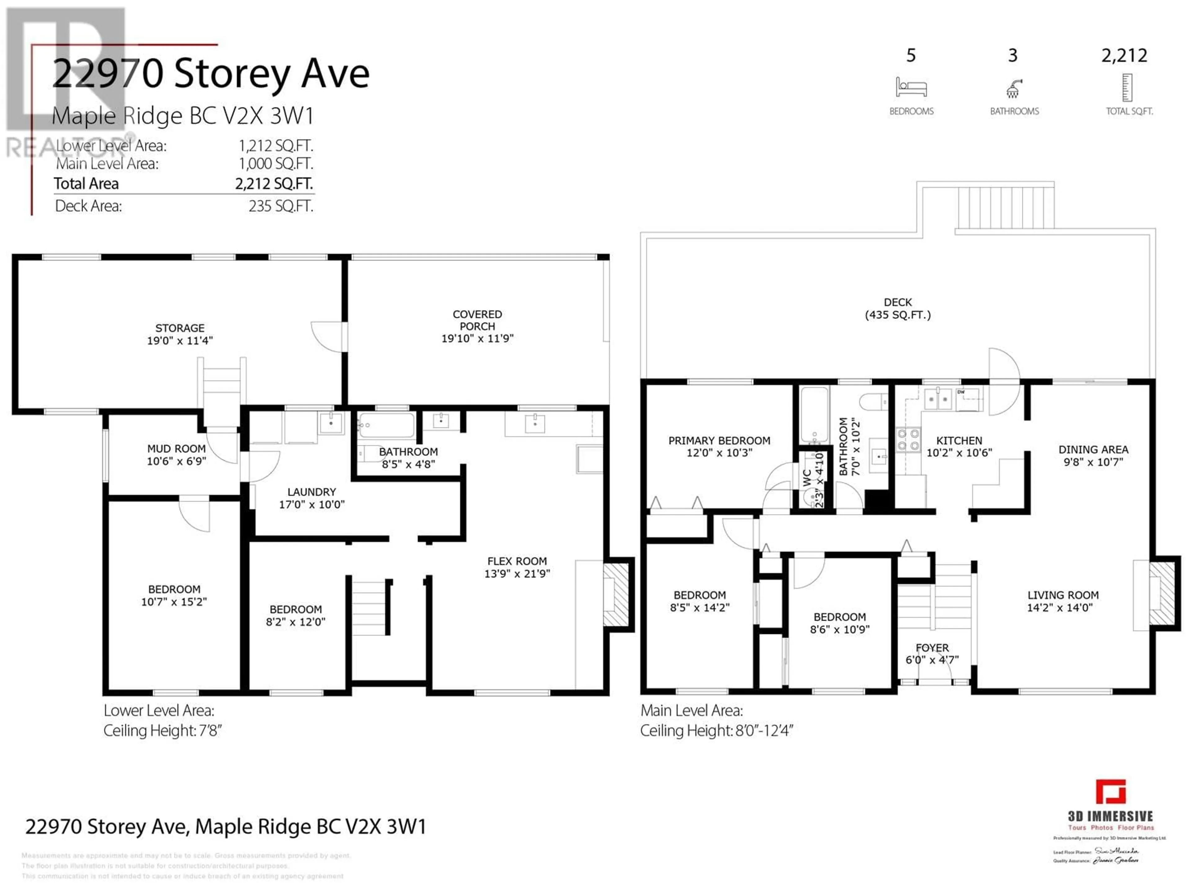 Floor plan for 22970 STOREY AVENUE, Maple Ridge British Columbia V2X3W1