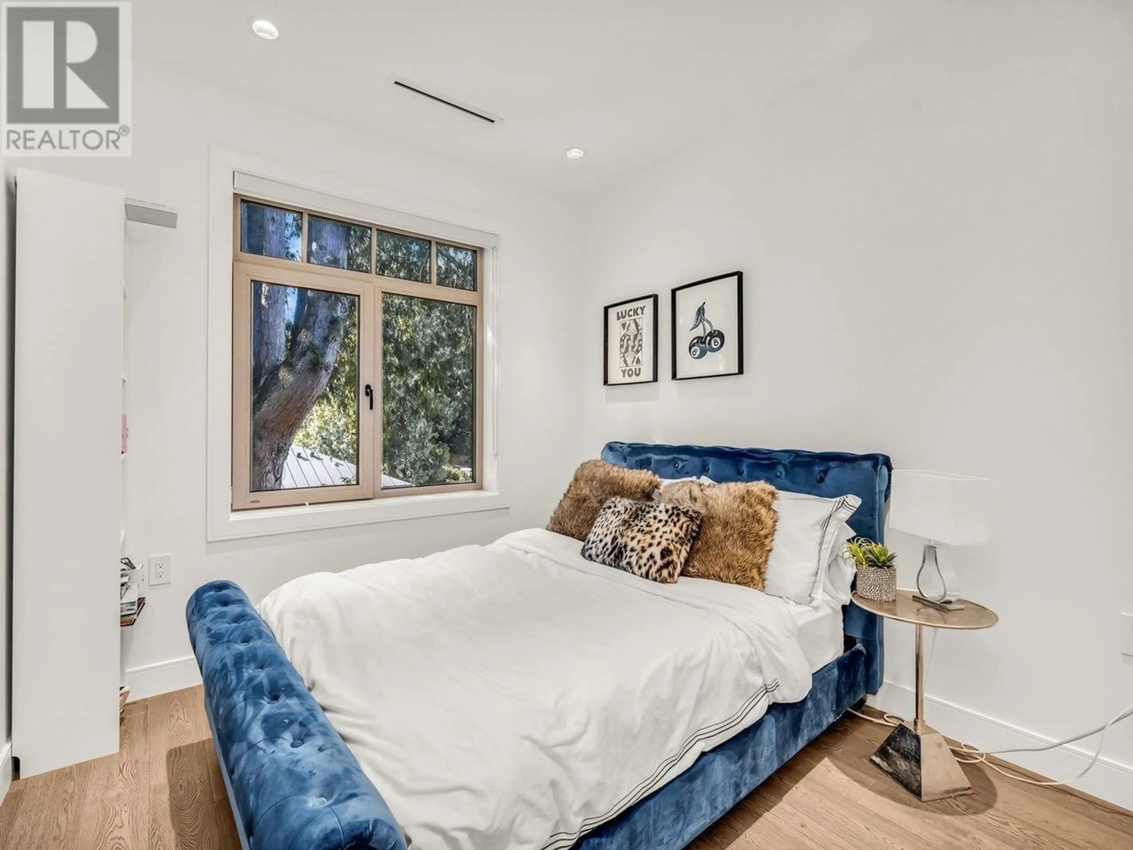 Bedroom with bed, carpet floor for 3410 43RD AVENUE, Vancouver British Columbia V6N3J7