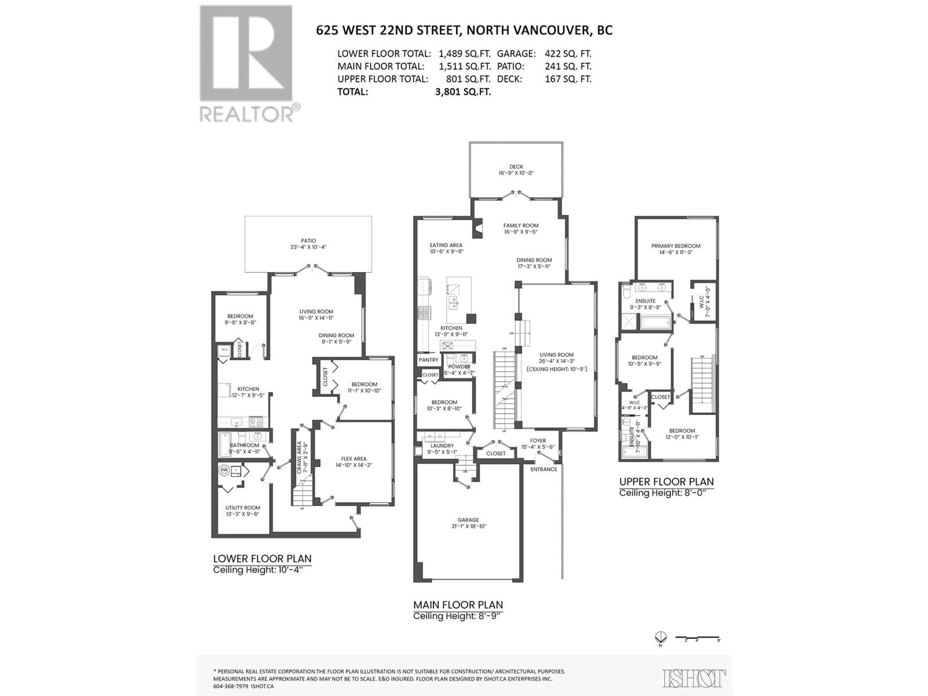 Floor plan for 625 W 22ND STREET, North Vancouver British Columbia V7M2A8