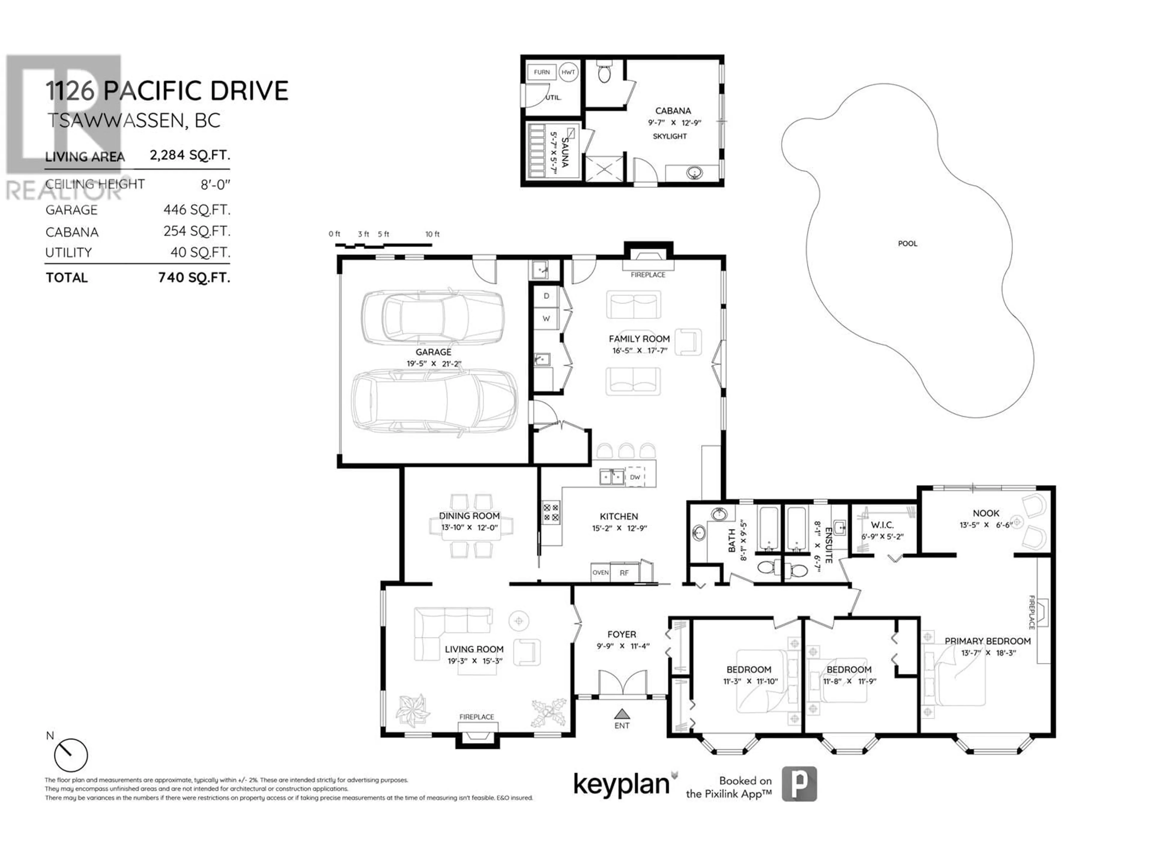 Floor plan for 1126 PACIFIC DRIVE, Delta British Columbia V4M2K5