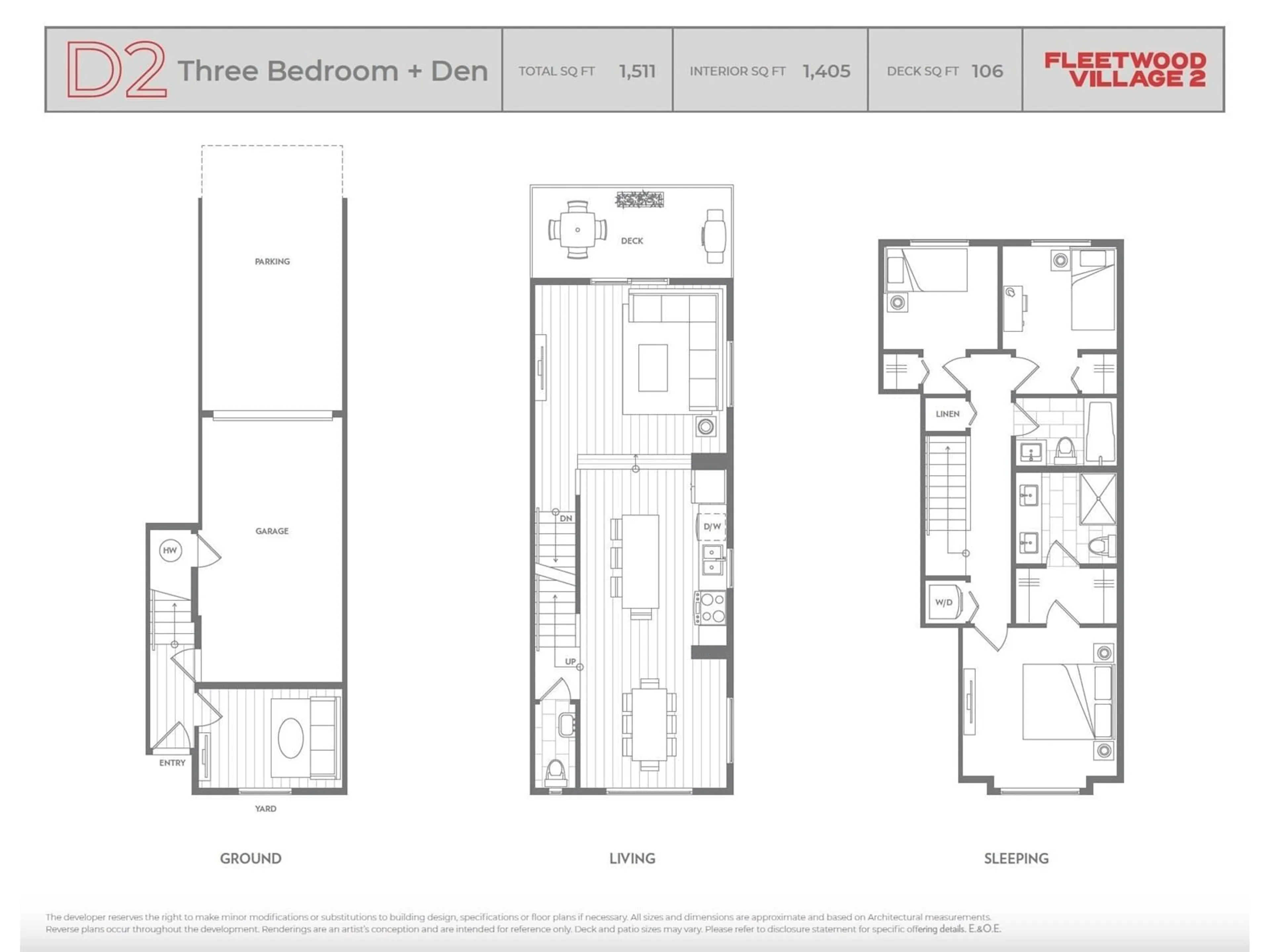 Floor plan for 103 15778 85 AVENUE, Surrey British Columbia V4N6W8