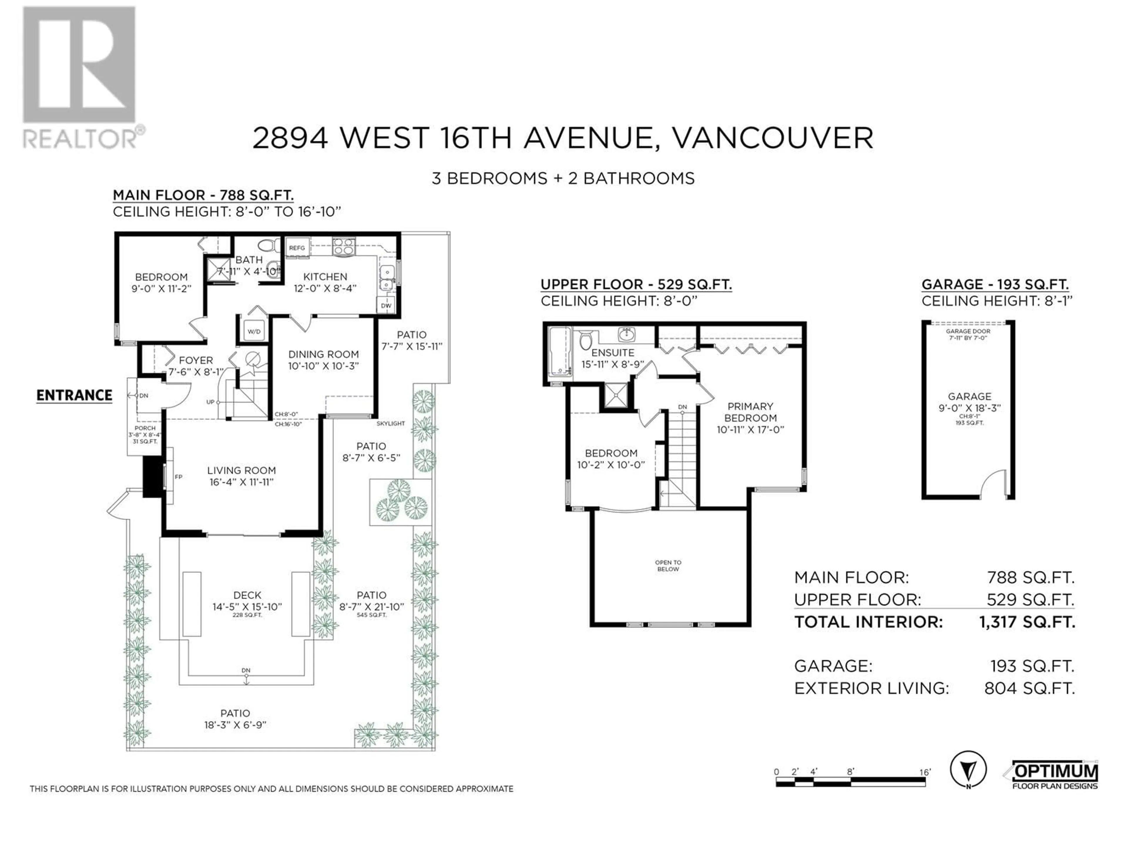 Floor plan for 2894 W 16TH AVENUE, Vancouver British Columbia V6K3C6