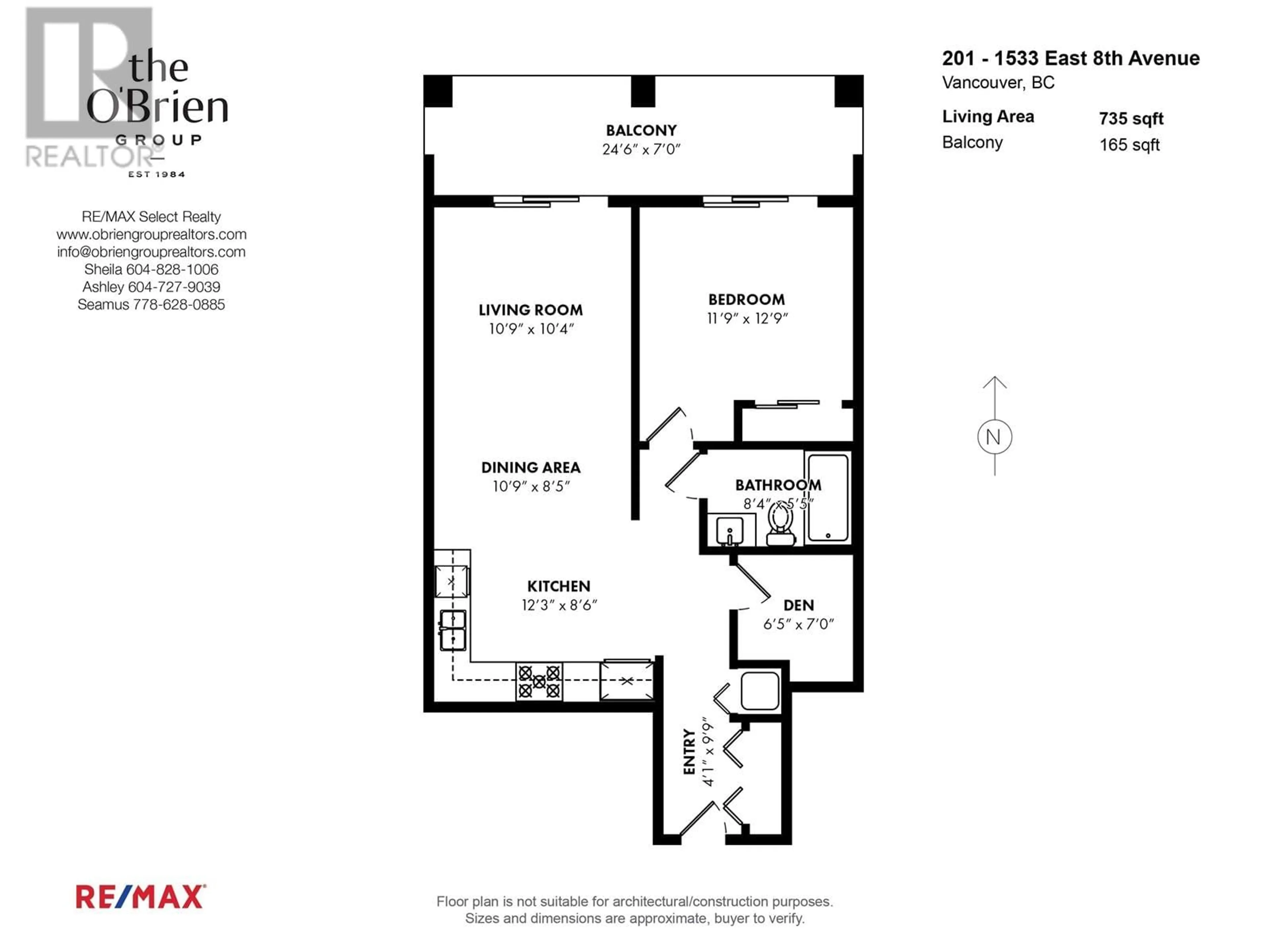 Floor plan for 201 1533 E 8TH AVENUE, Vancouver British Columbia V5N0A4