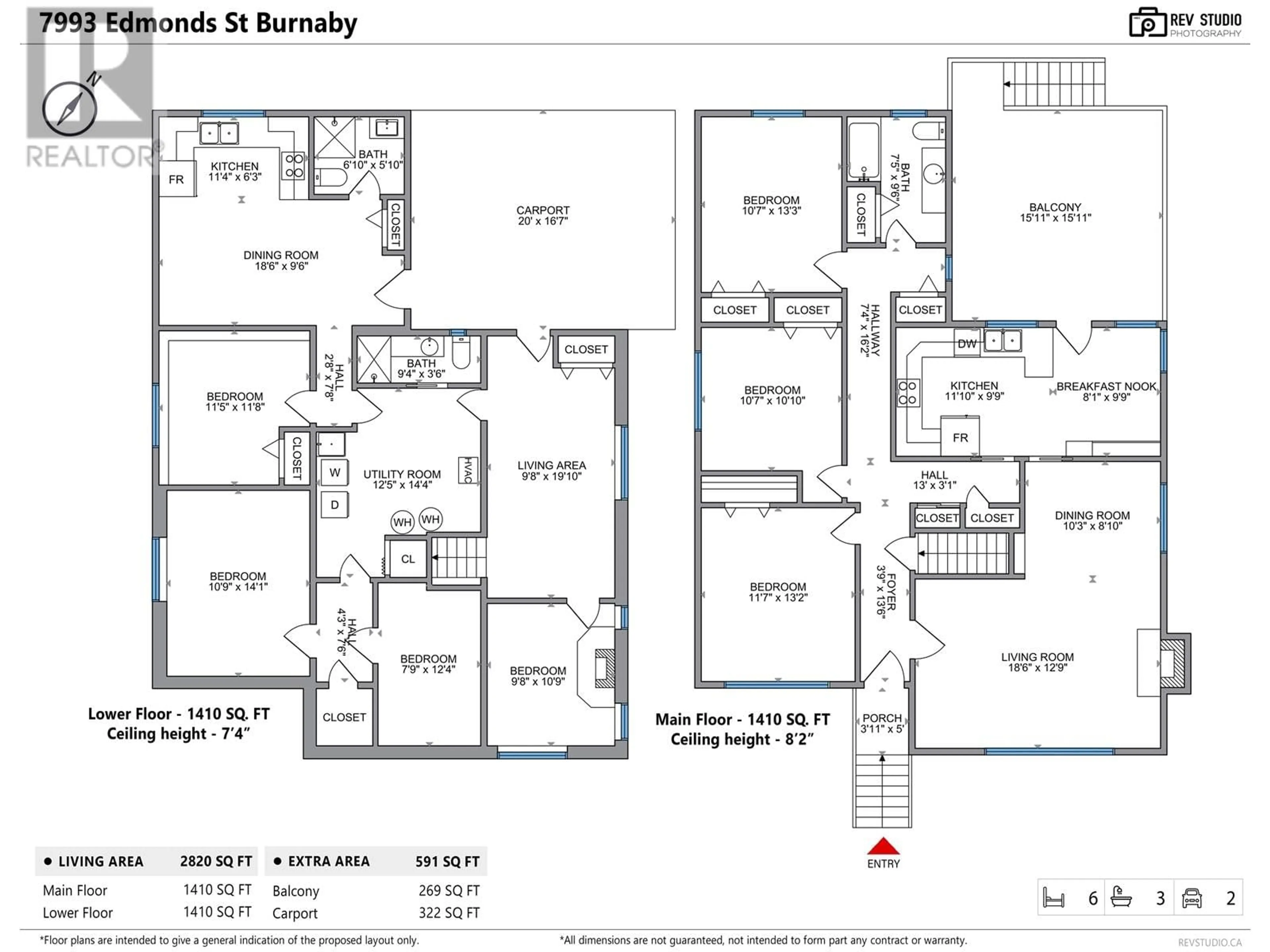 Floor plan for 7993 EDMONDS STREET, Burnaby British Columbia V3N1C1