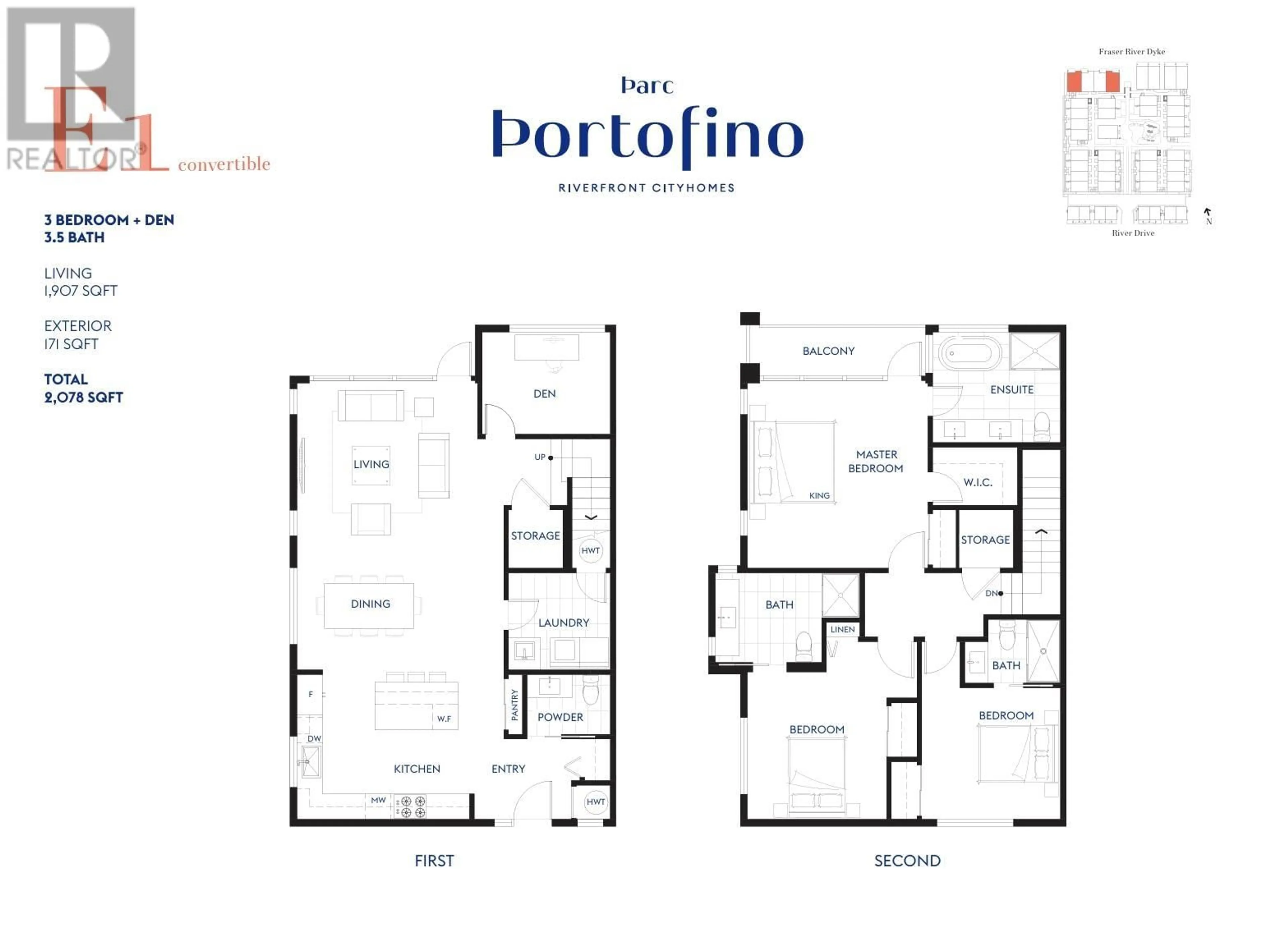 Floor plan for SL37 10333 RIVER DRIVE, Richmond British Columbia V6X1Z2