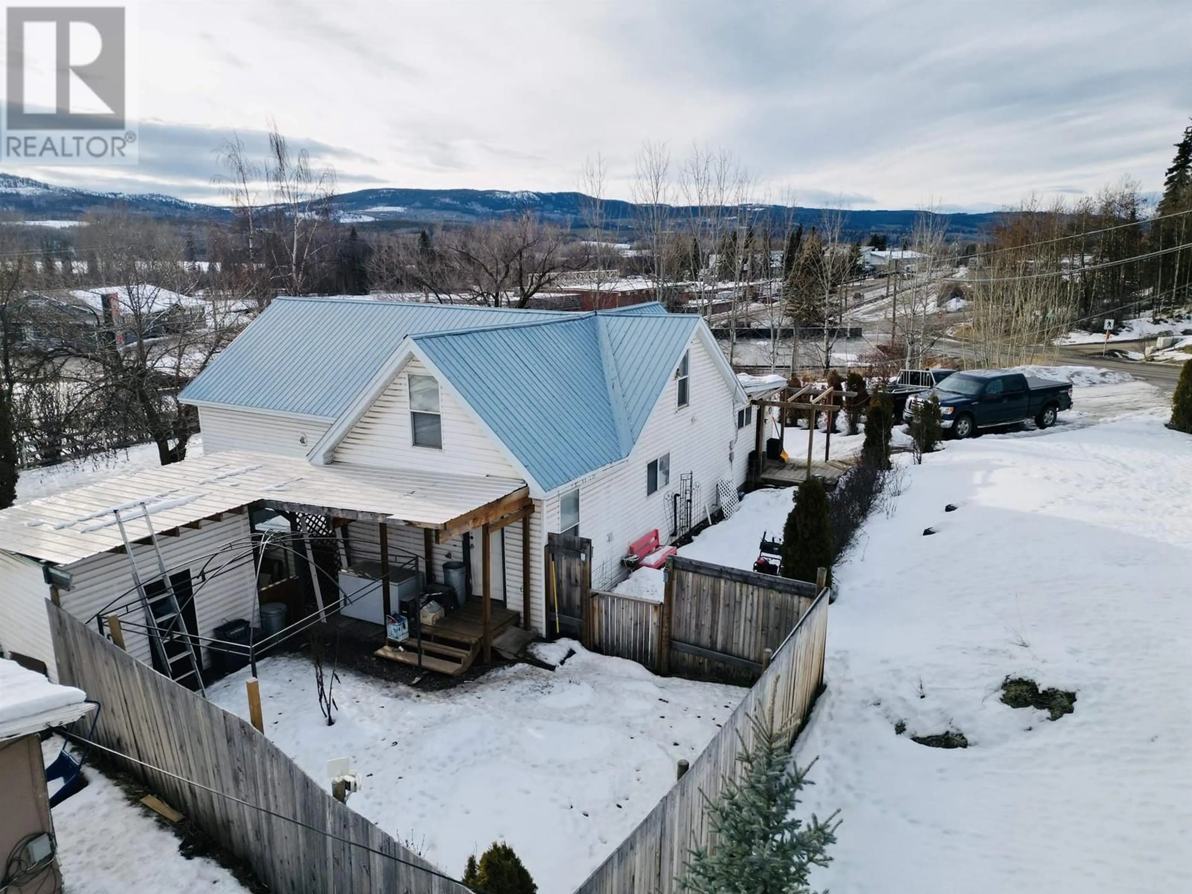 A pic from outside/outdoor area/front of a property/back of a property/a pic from drone, mountain view for 30 8TH AVENUE, Burns Lake British Columbia V0J1E0