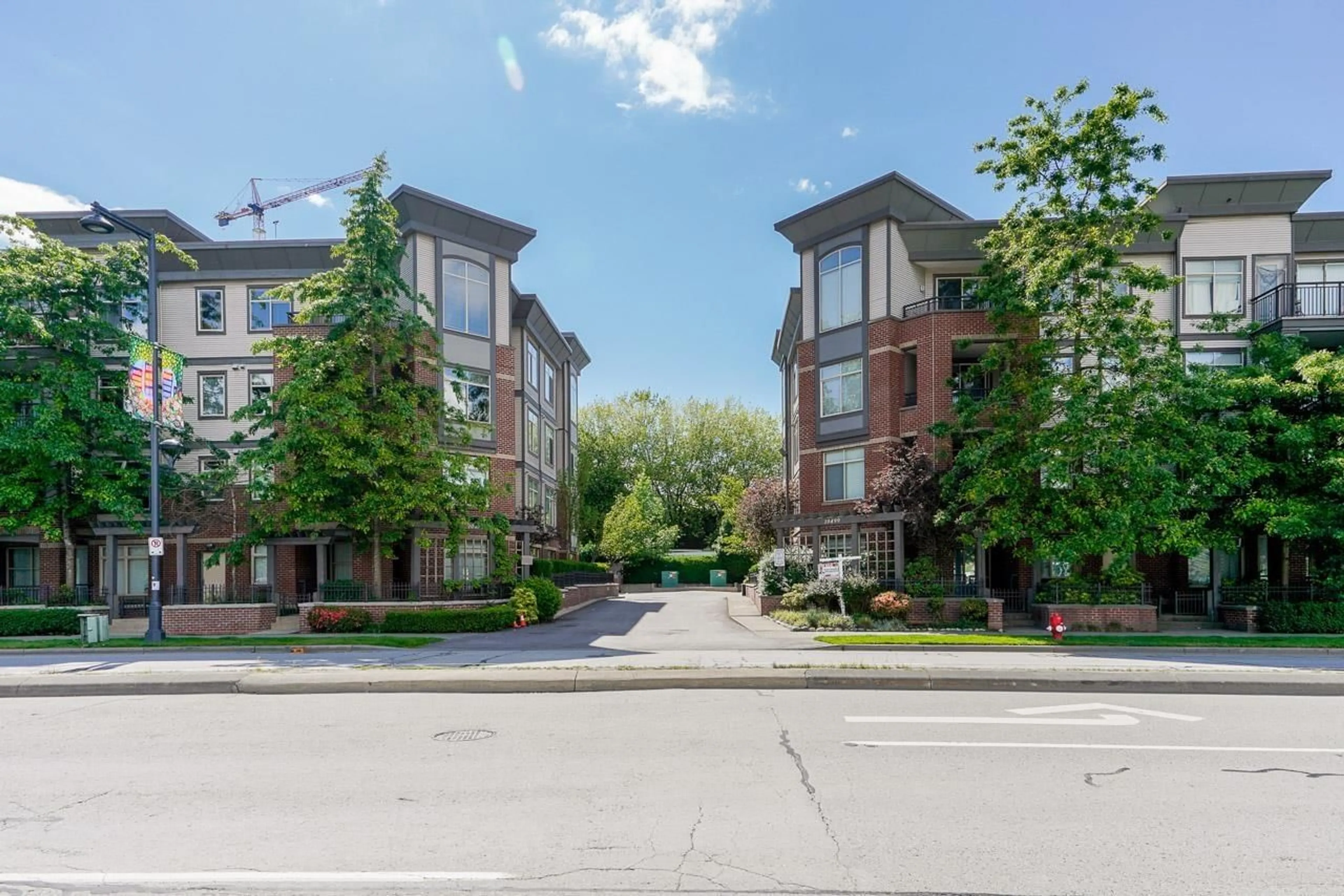 A pic from outside/outdoor area/front of a property/back of a property/a pic from drone, street for 115 - 10499 UNIVERSITY, Surrey British Columbia V3T0A4