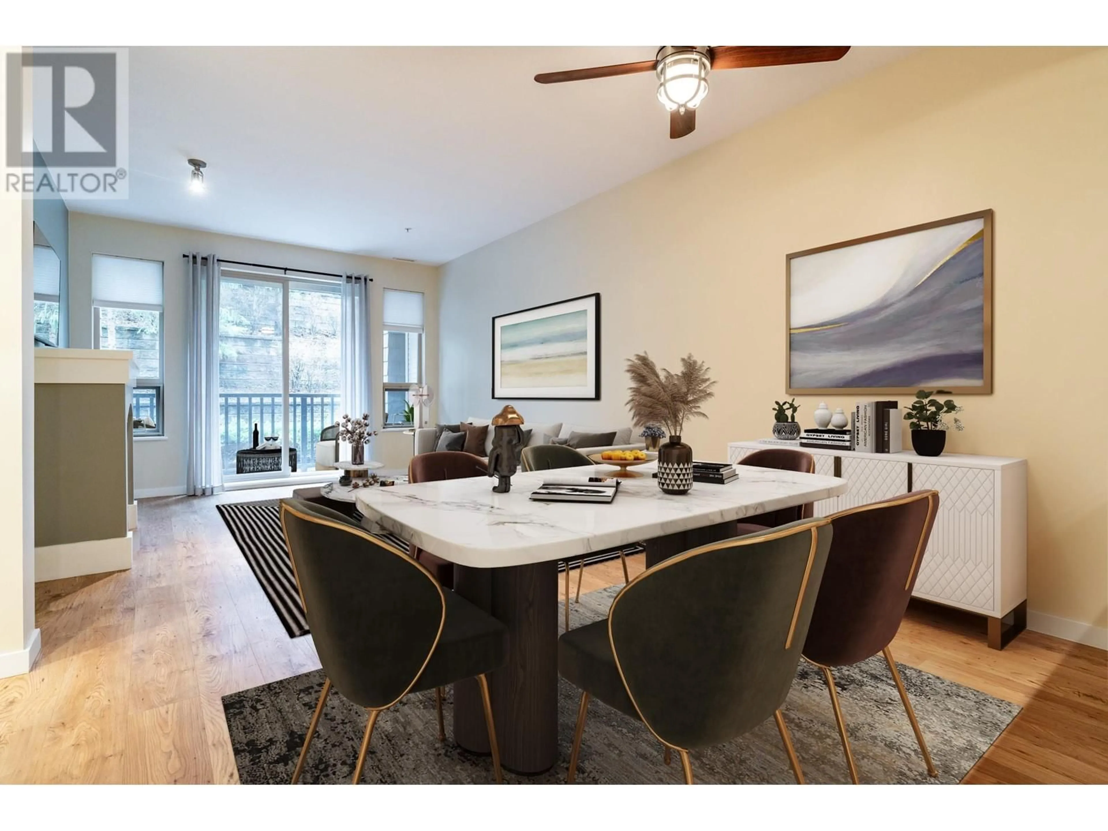 Dining room, wood/laminate floor for 217 2969 WHISPER WAY, Coquitlam British Columbia V3E3S8