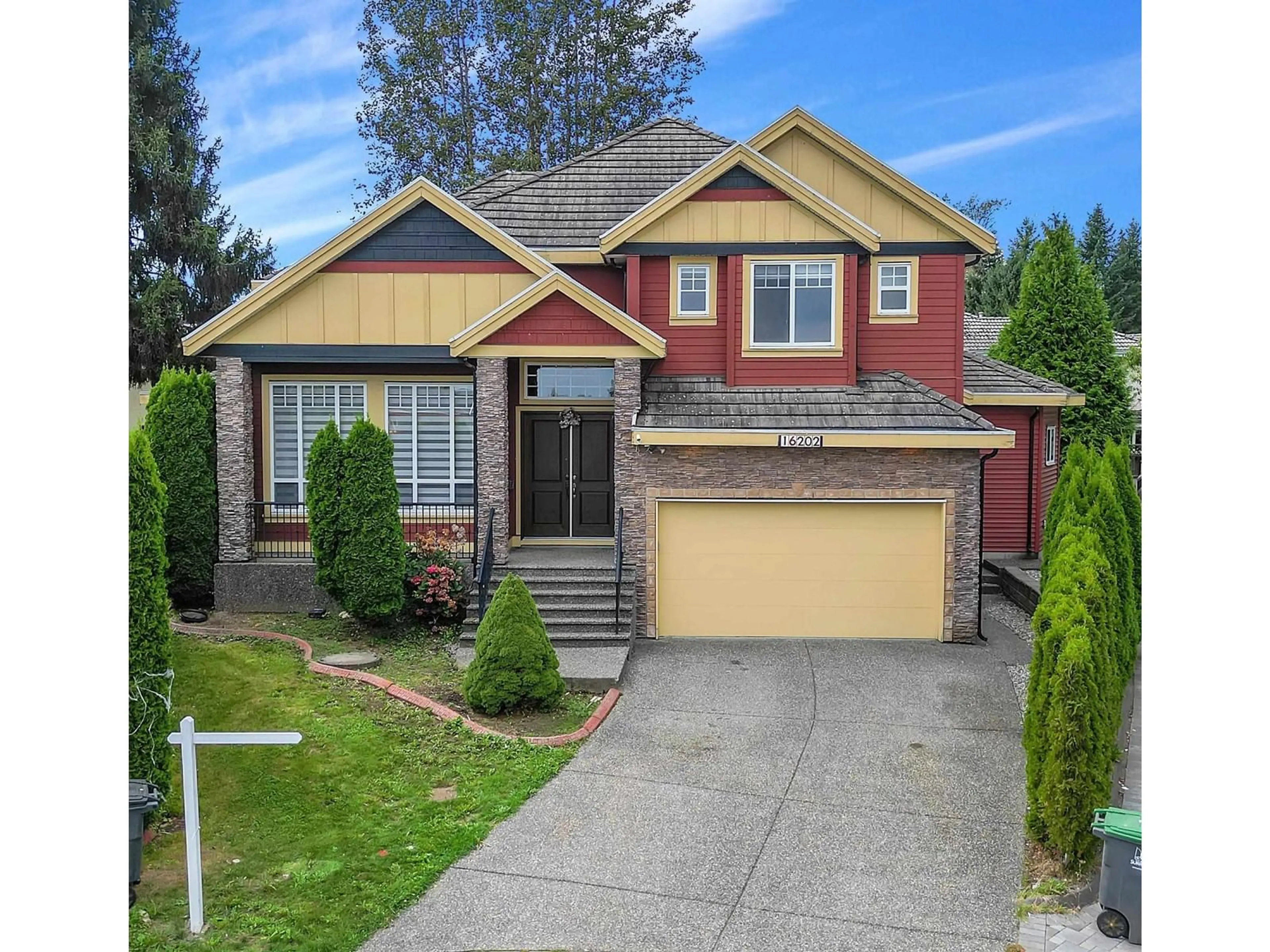 Home with vinyl exterior material, street for 16202 96A AVENUE, Surrey British Columbia V4N5X1