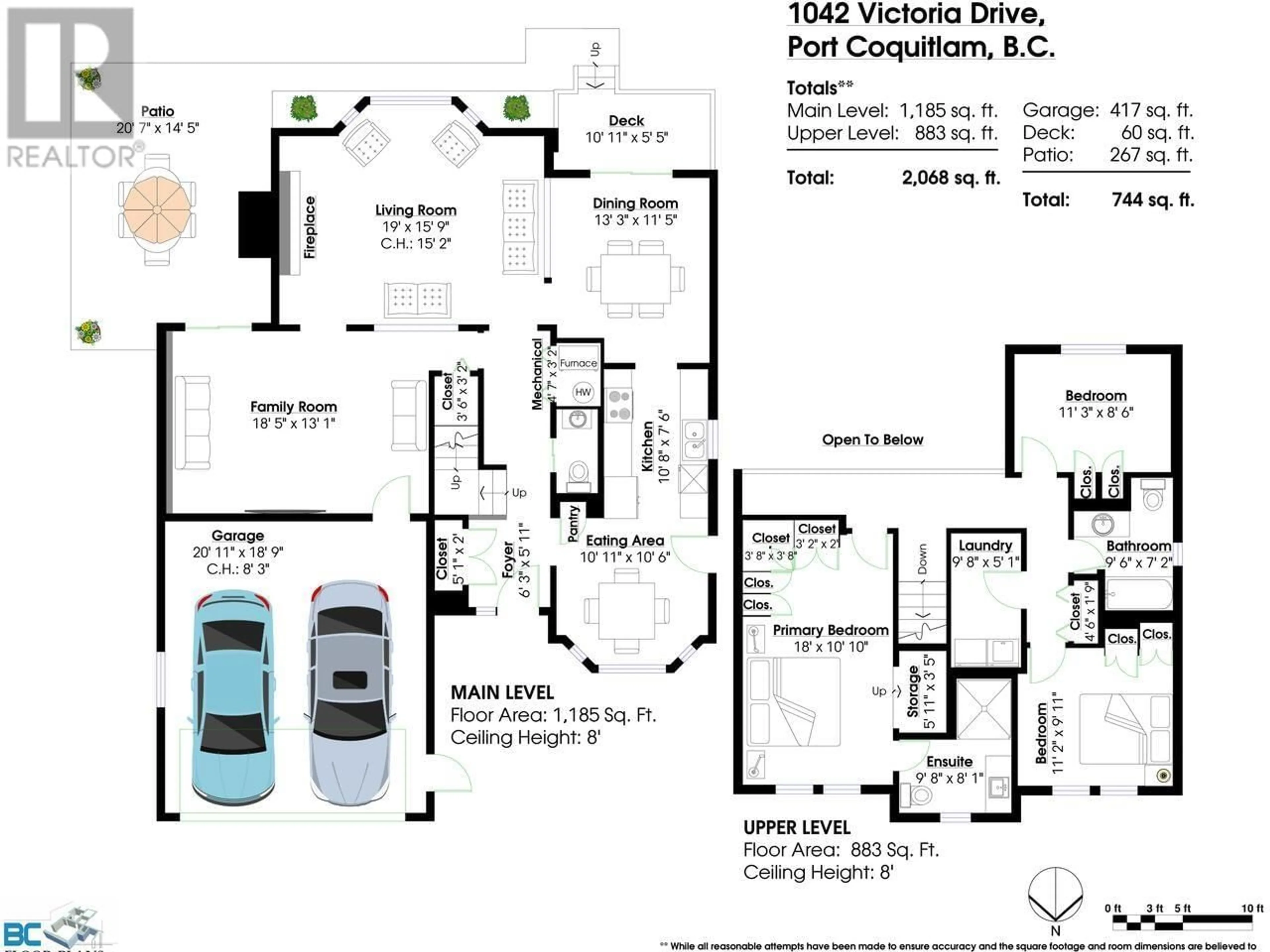 Floor plan for 1042 VICTORIA DRIVE, Port Coquitlam British Columbia V3B2T9