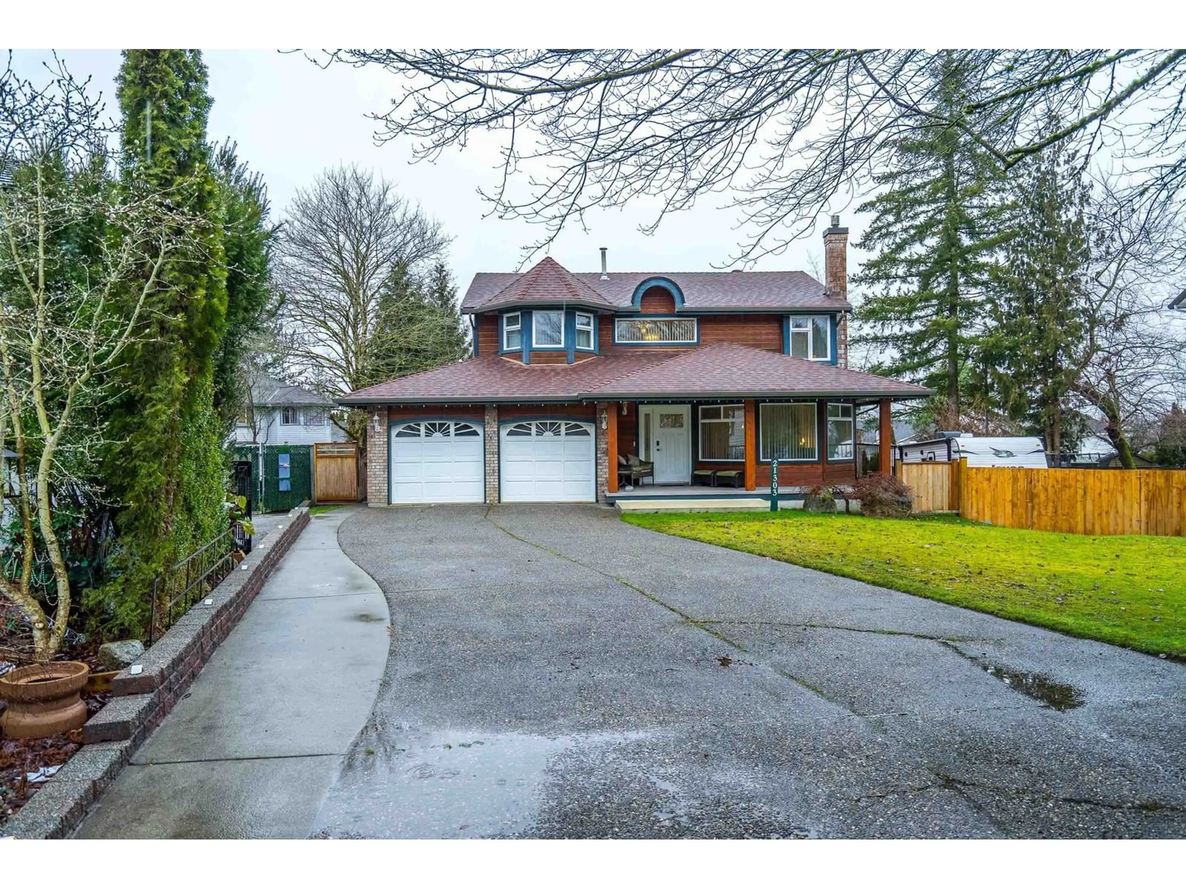 Home with brick exterior material, street for 21303 87B AVENUE, Langley British Columbia V1M2A1