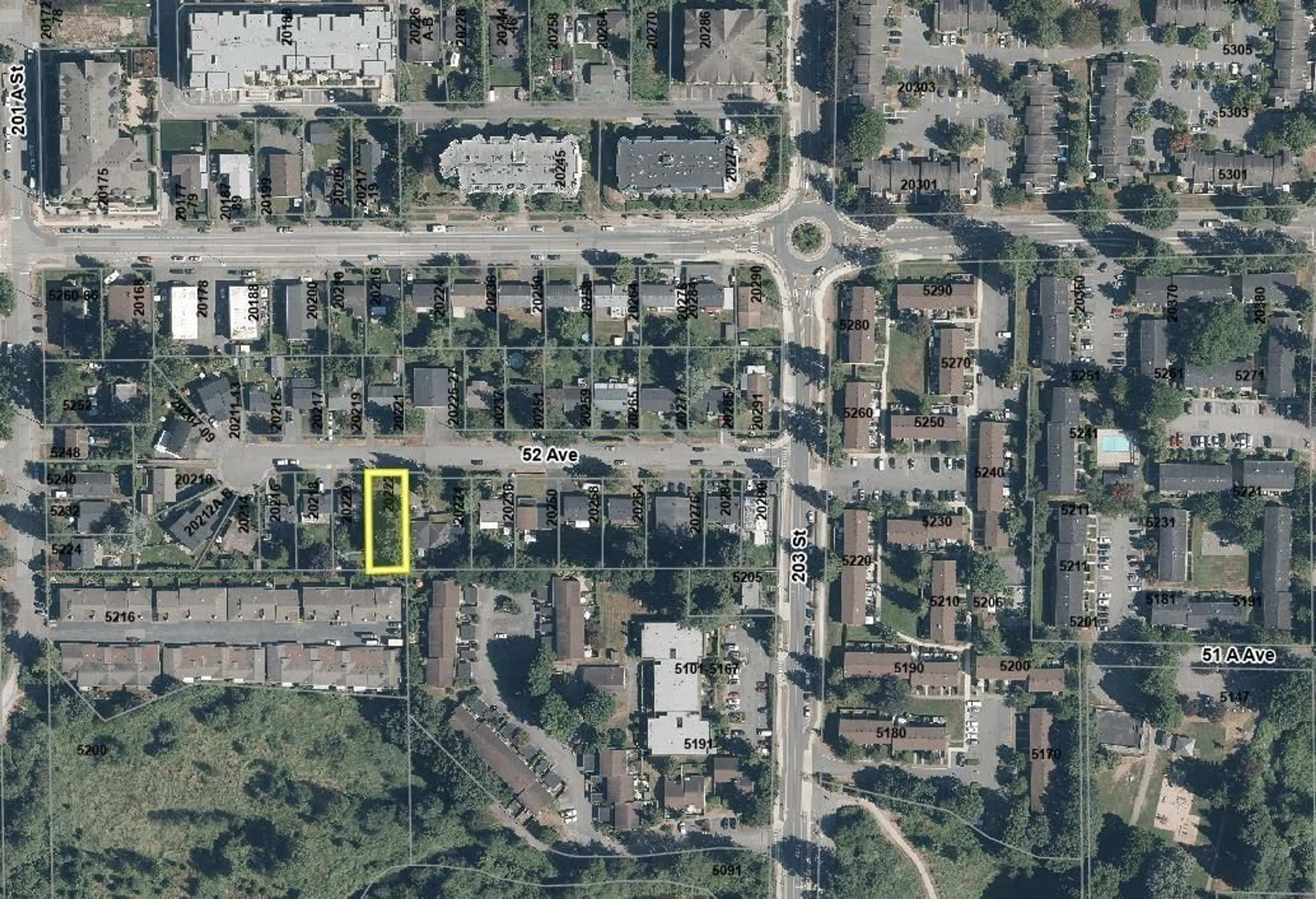 Picture of a map for 20222 52 AVENUE, Langley British Columbia V3A3T4