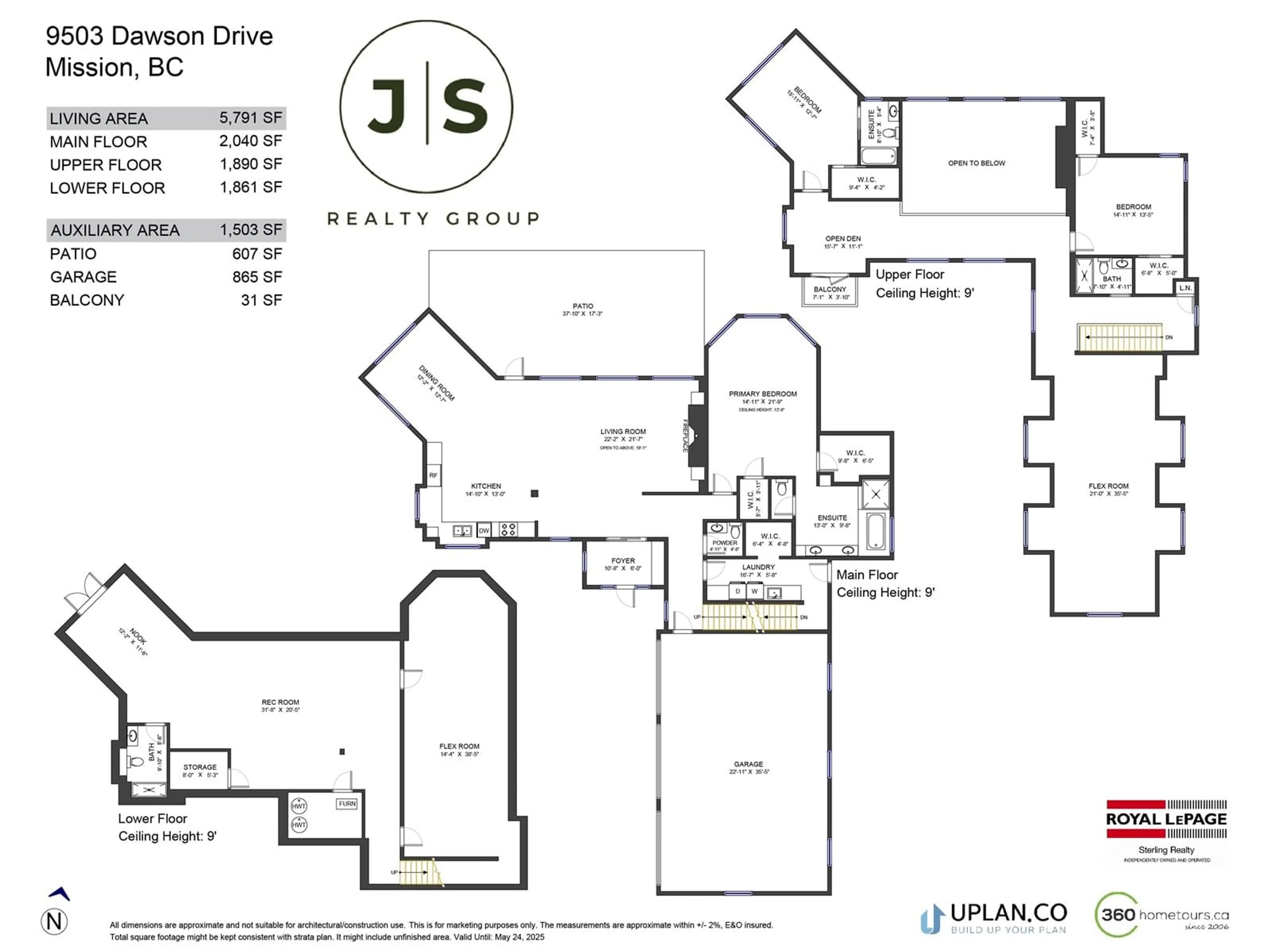 Floor plan for 9503 DAWSON DRIVE, Mission British Columbia V2V6B2