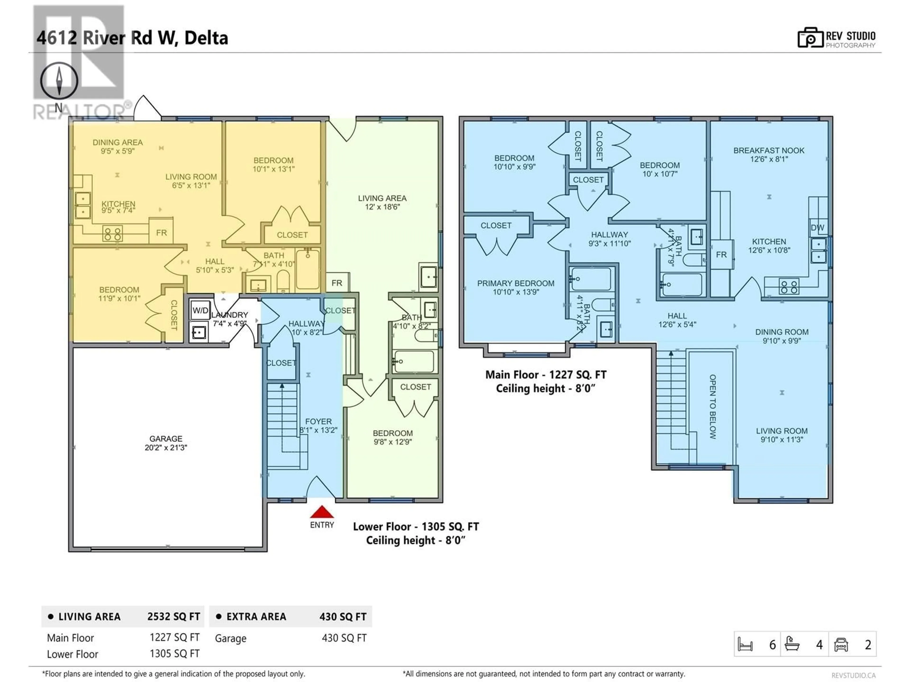 Floor plan for 4612 RIVER ROAD, Delta British Columbia V4K1S4