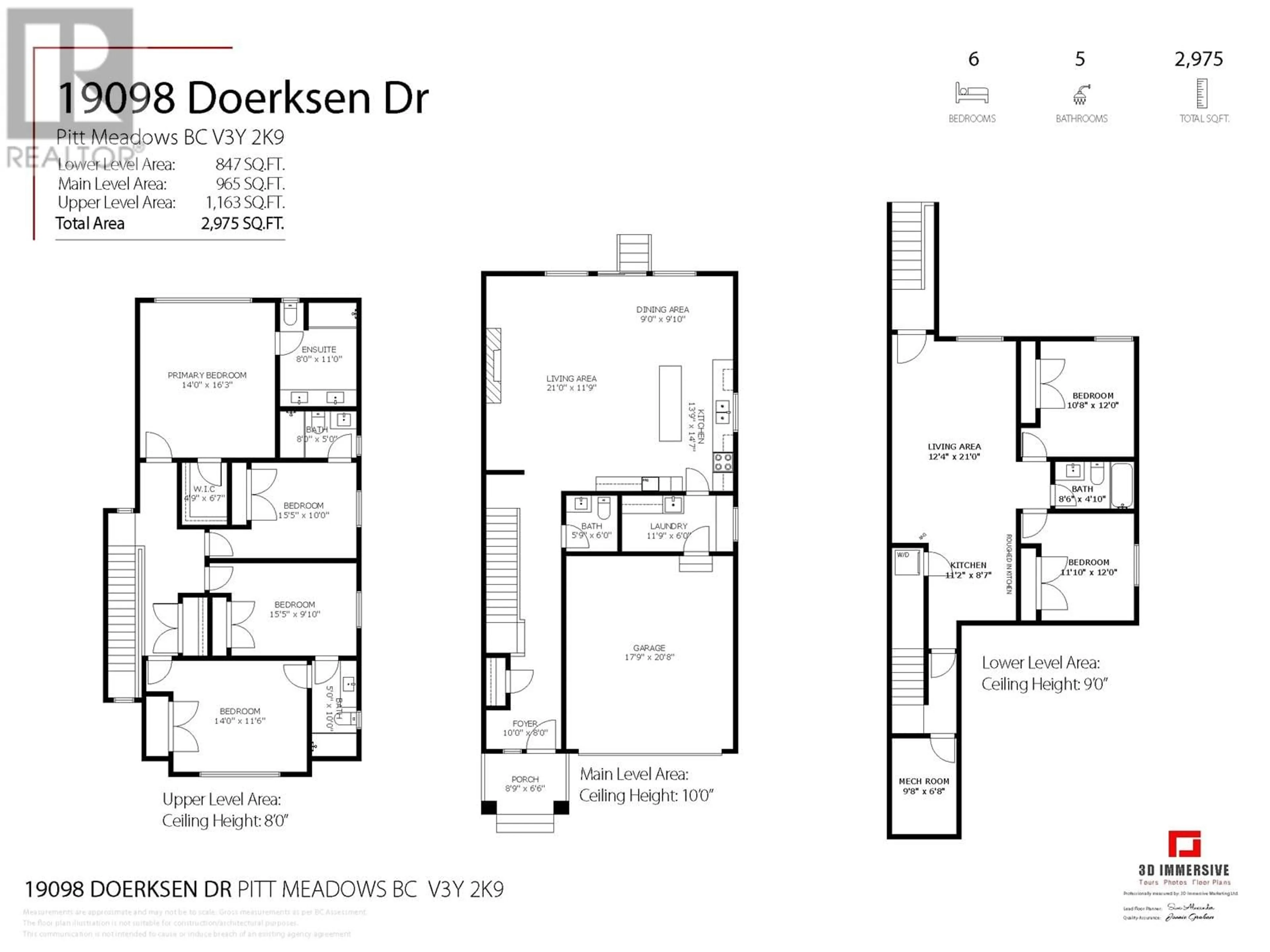 Floor plan for 19098 DOERKSEN DRIVE, Pitt Meadows British Columbia V3Y2C4