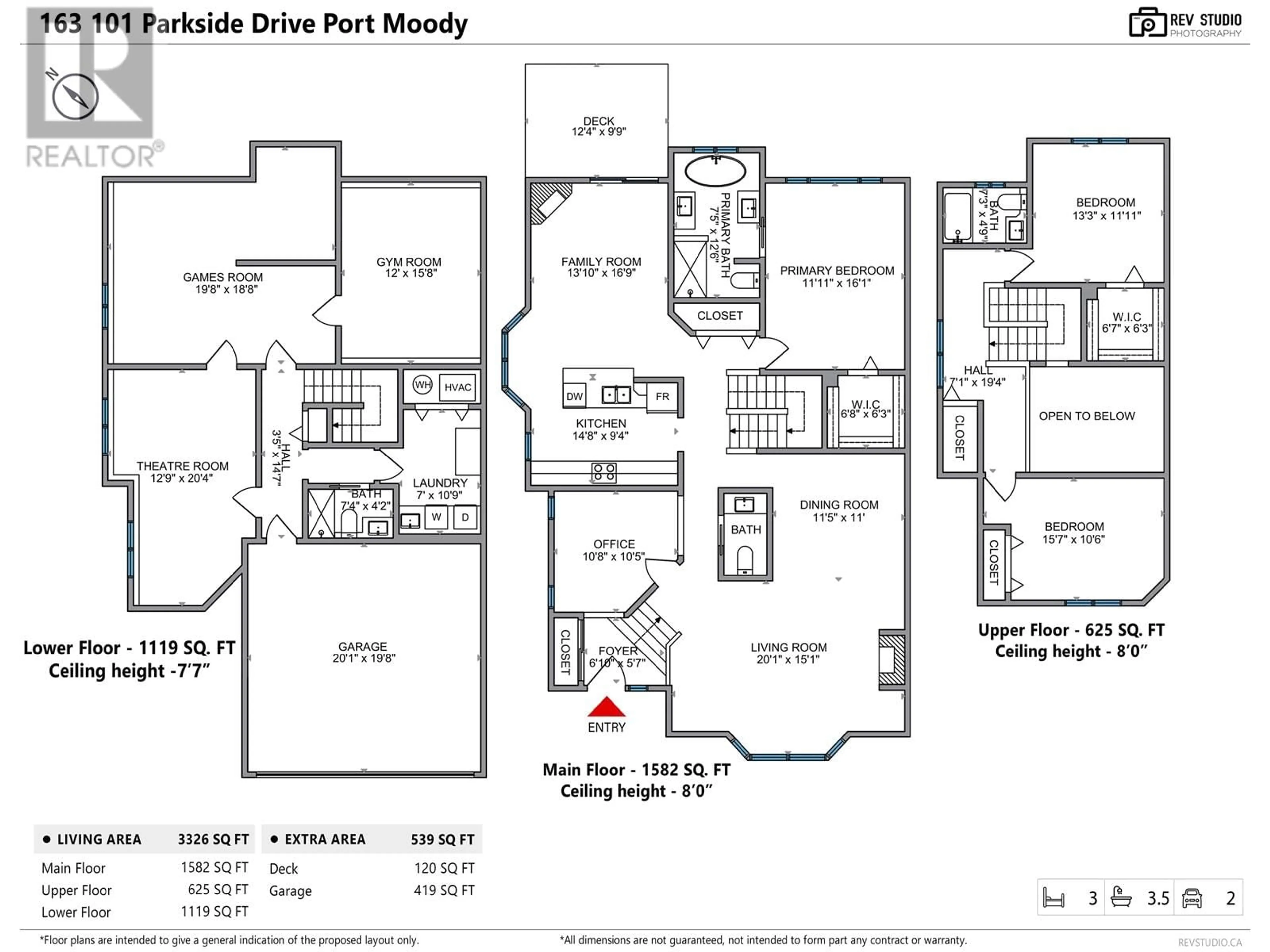 Floor plan for 163 - 101 PARKSIDE DRIVE, Port Moody British Columbia V3H4W6