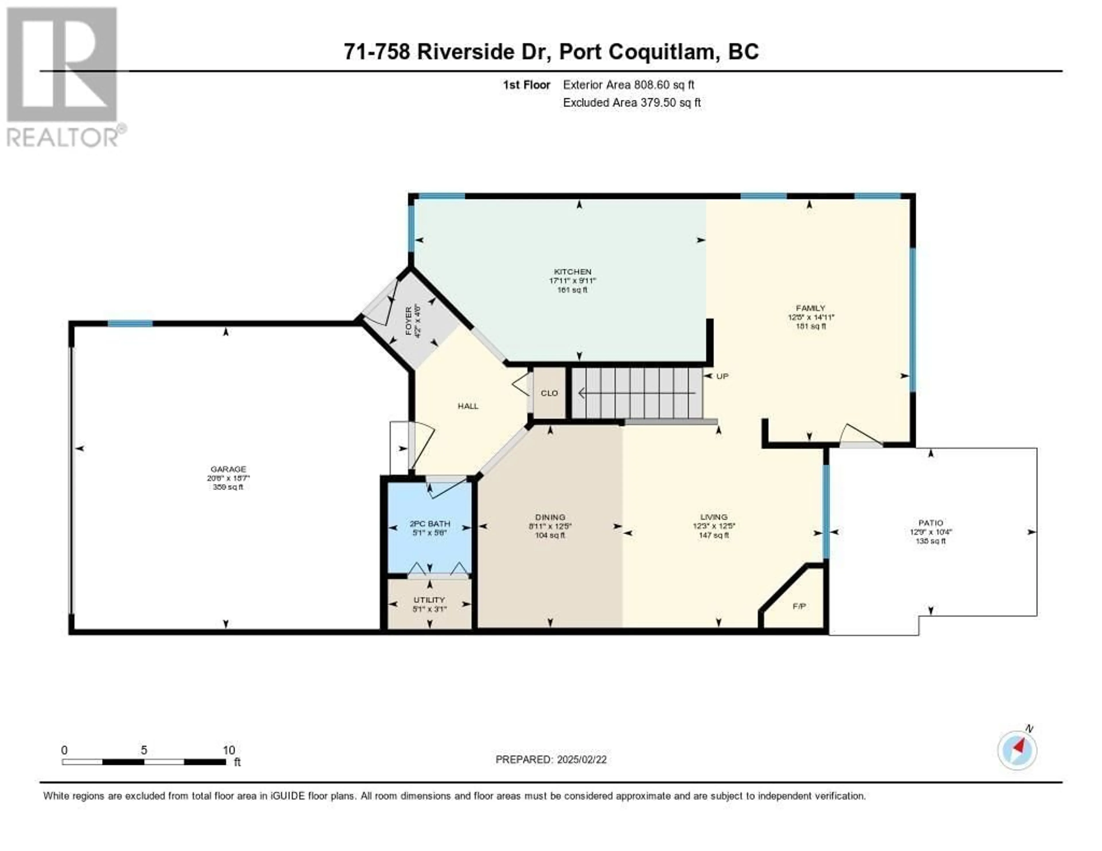 Floor plan for 71 - 758 RIVERSIDE DRIVE, Port Coquitlam British Columbia V3B7V8